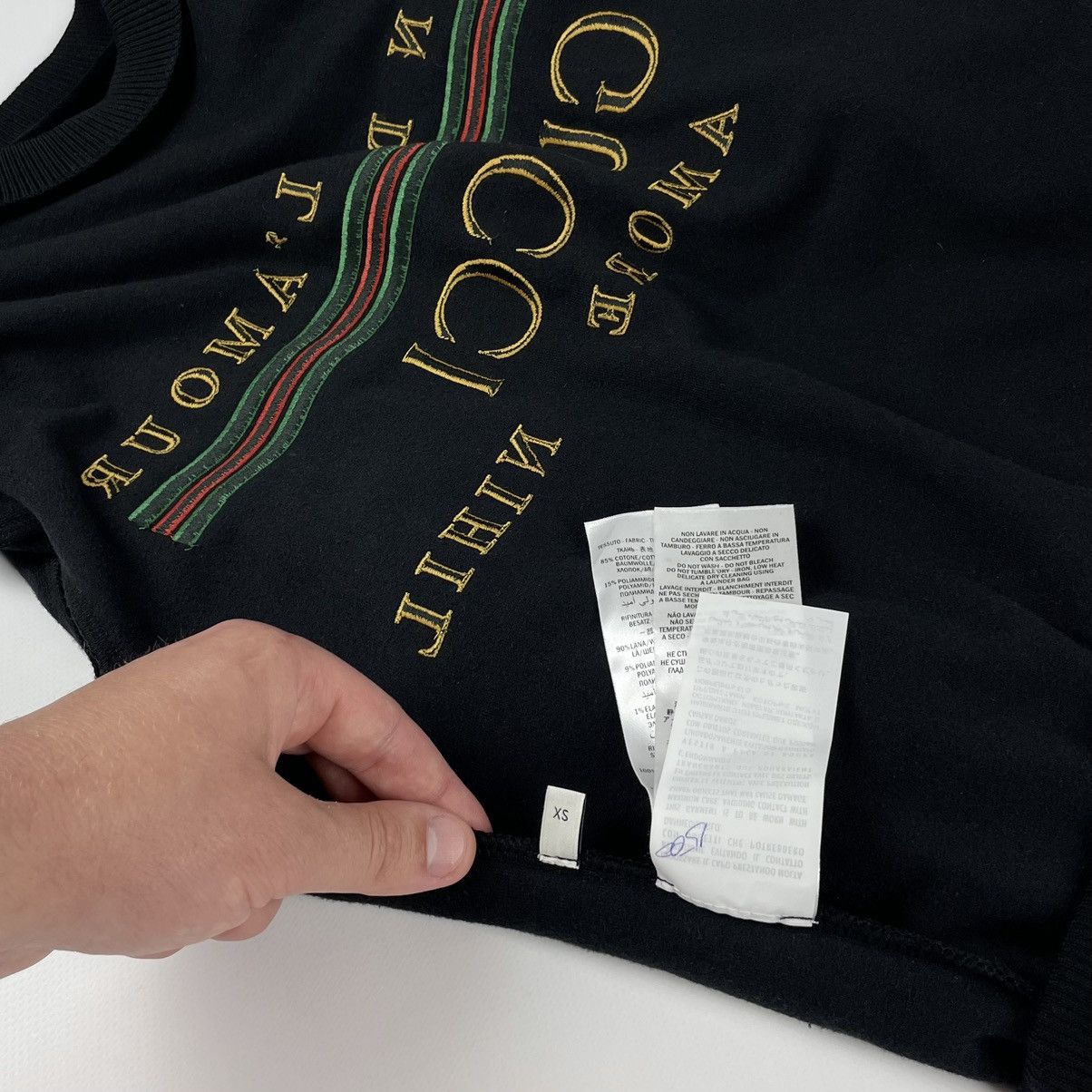 Gucci Gucci Maison De L'Amour Velvet Sweatshirt Size US S / EU 44-46 / 1 - 17 Thumbnail