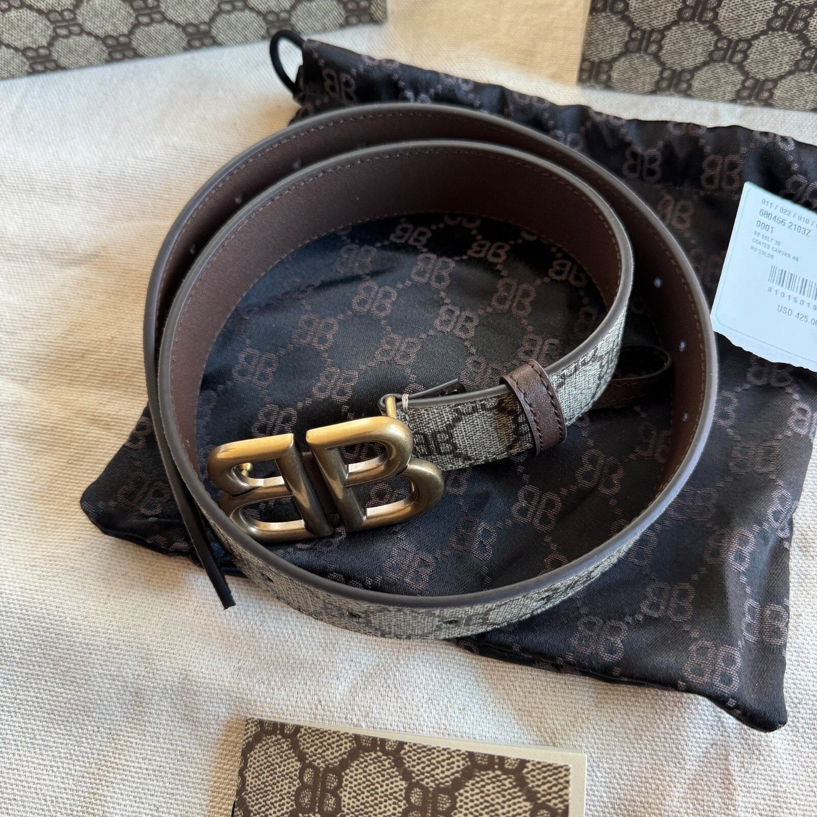値下げ！BALENCIAGA×GUCCIベルト Balenciaga X Gucci Belt | Grailed