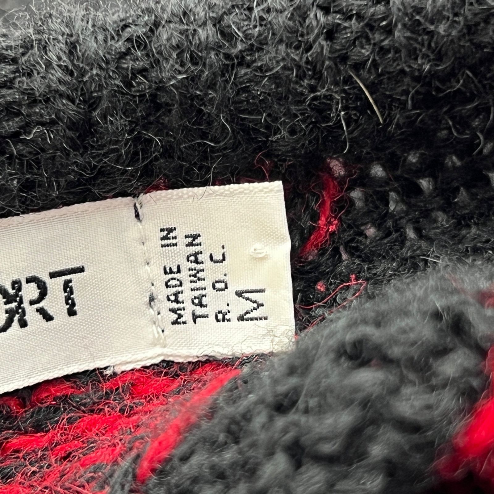 ESPIRIT × Vintage Espirit Sport Sweater Diamonds Motif Black Knit Pullover Size US M / EU 48-50 / 2 - 4 Thumbnail