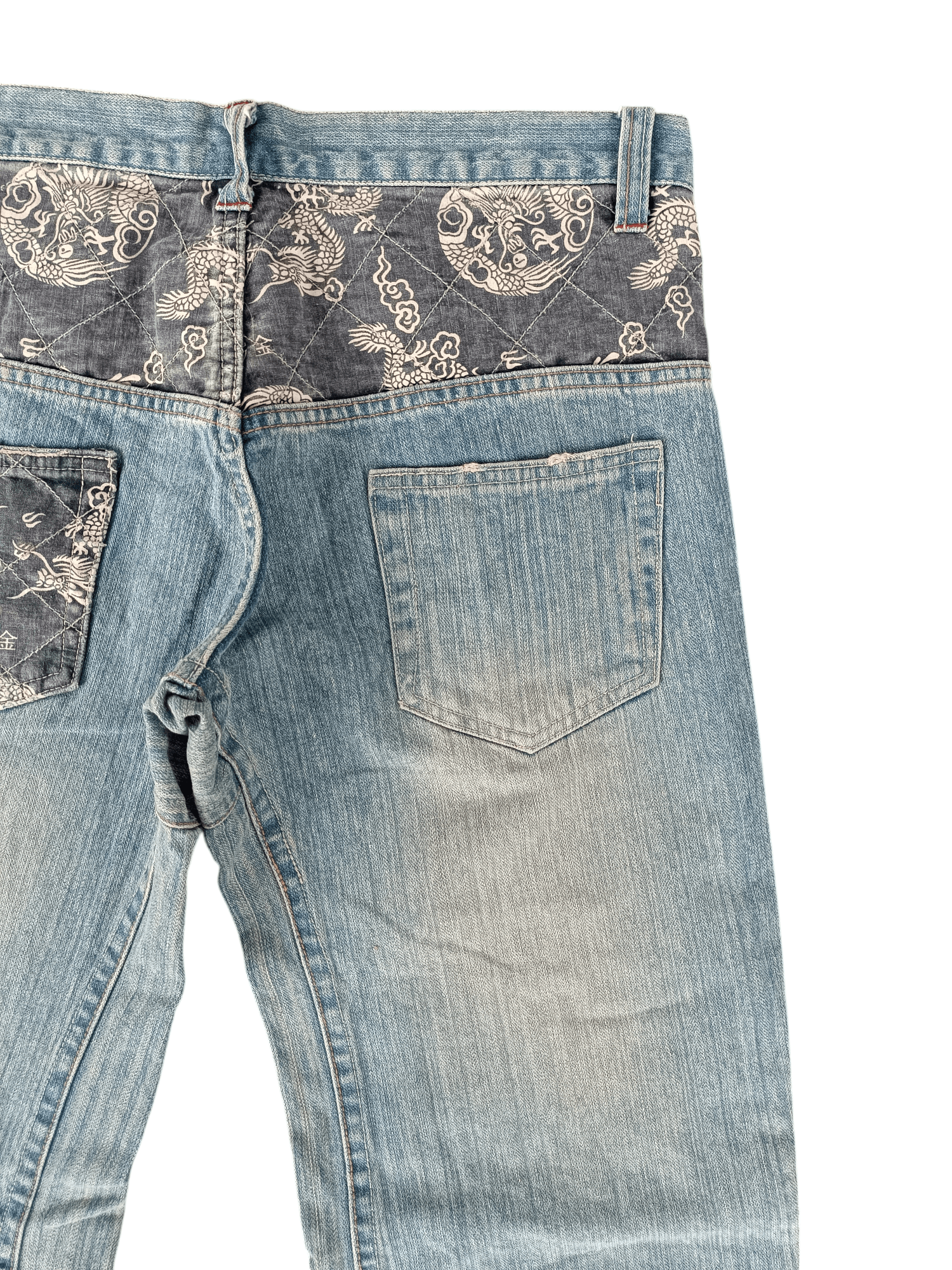 Japanese Brand RARE Tuwamono Japan Dragon Print Jeans Size US 32 / EU 48 - 9 Thumbnail
