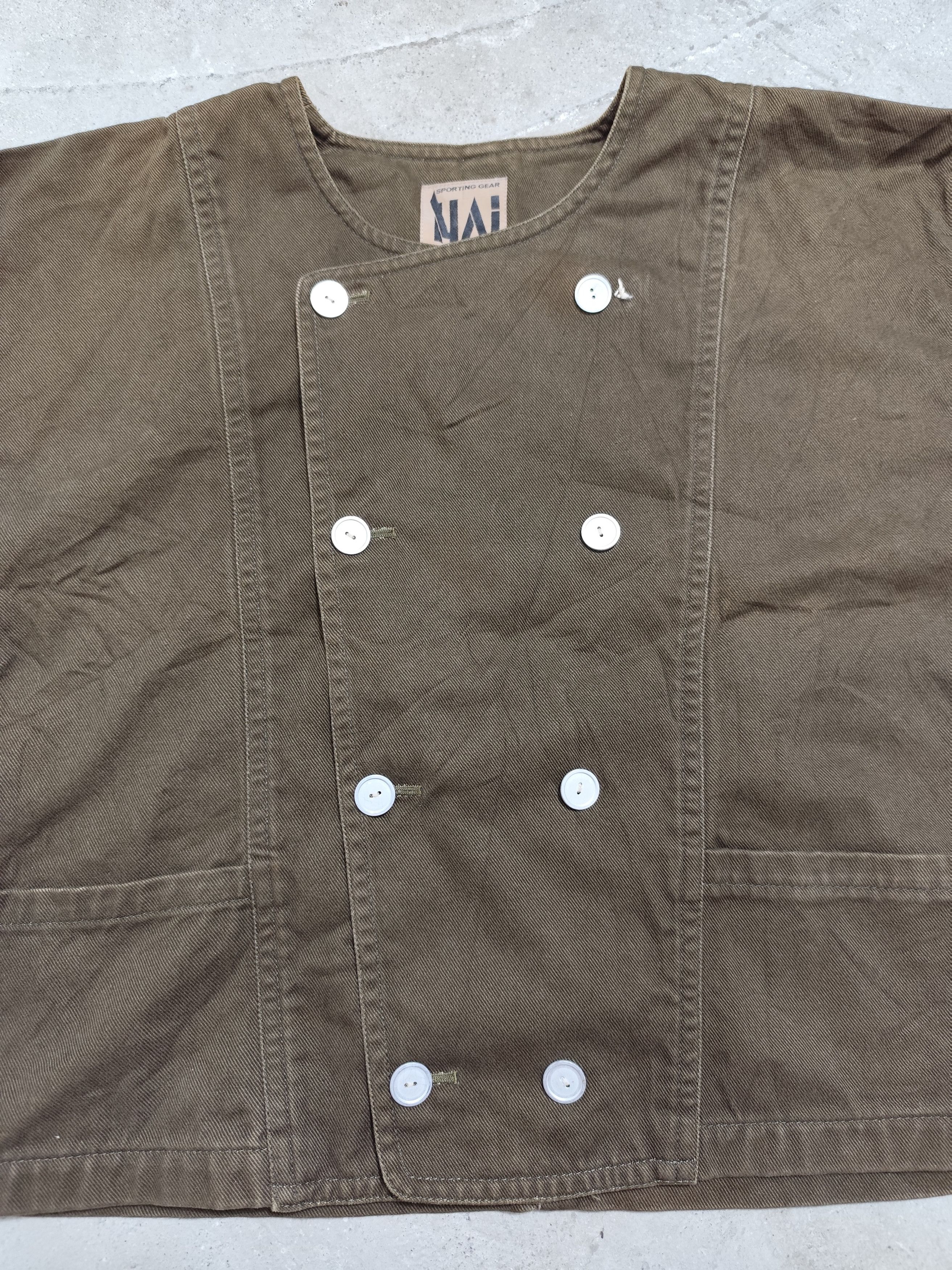 Hai Sporting Gear HAI SPORTING GEAR MIYAKE DESIGN STUDIO CROP DENIM JACKET Size US L / EU 52-54 / 3 - 5 Thumbnail