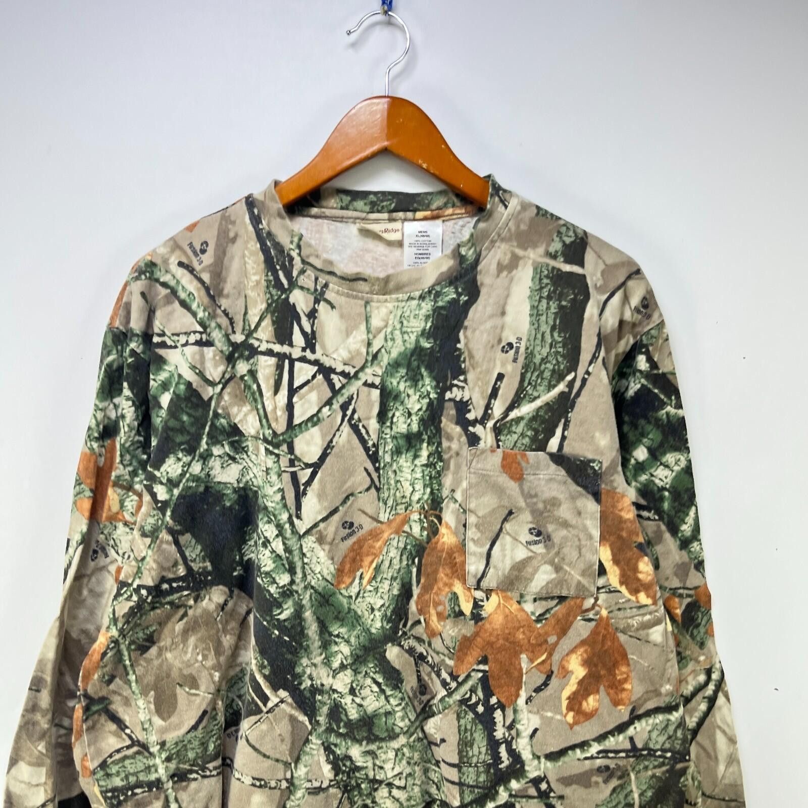 Vintage Vintage Real Tree Oak Camo Pocket Long Sleeve Shirt XL Size US XL / EU 56 / 4 - 2 Thumbnail