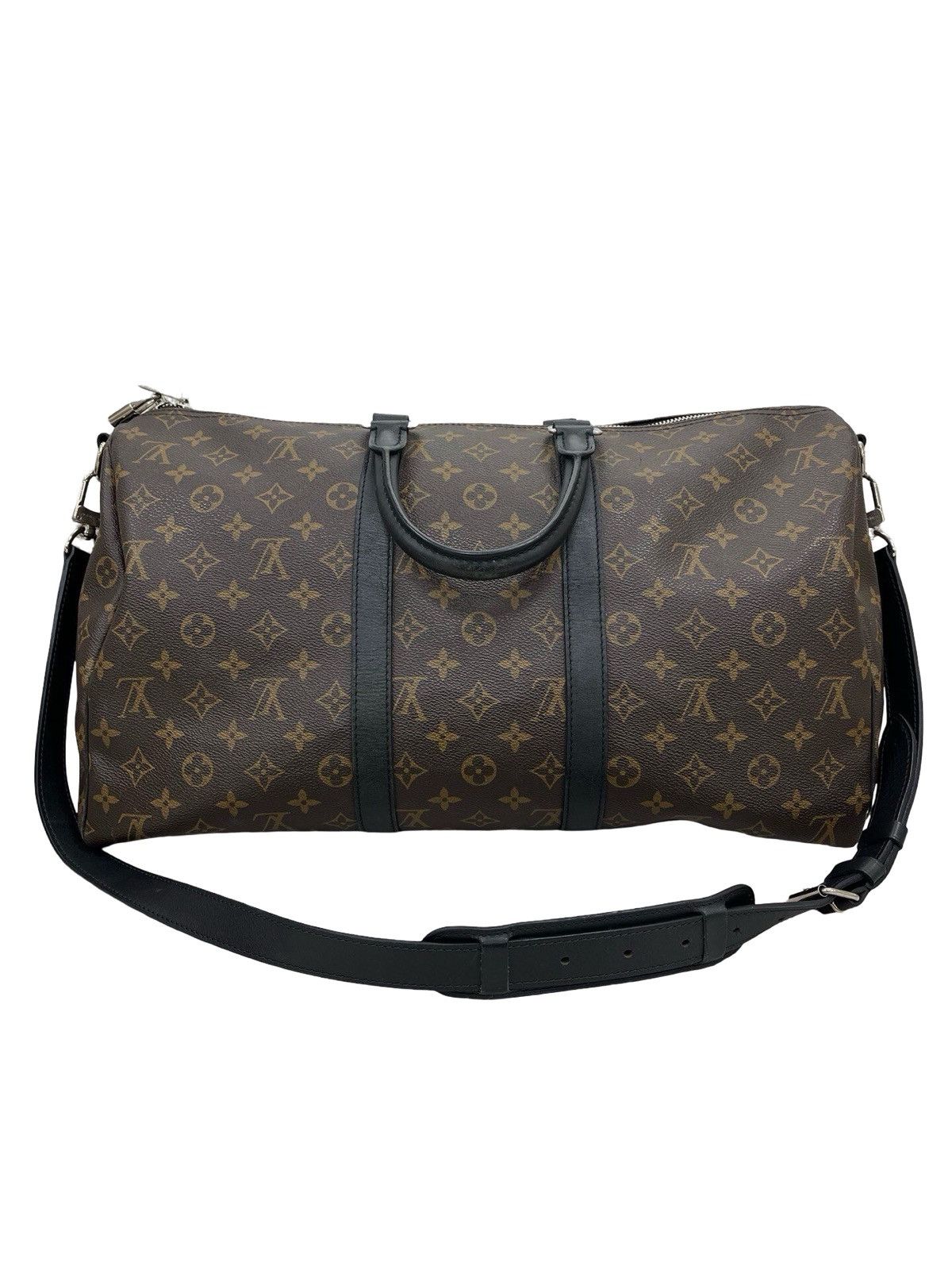 Louis Vuitton Keepall Bandoulière 45 in Monogram Macassar canvas. Size ONE SIZE - 2 Thumbnail