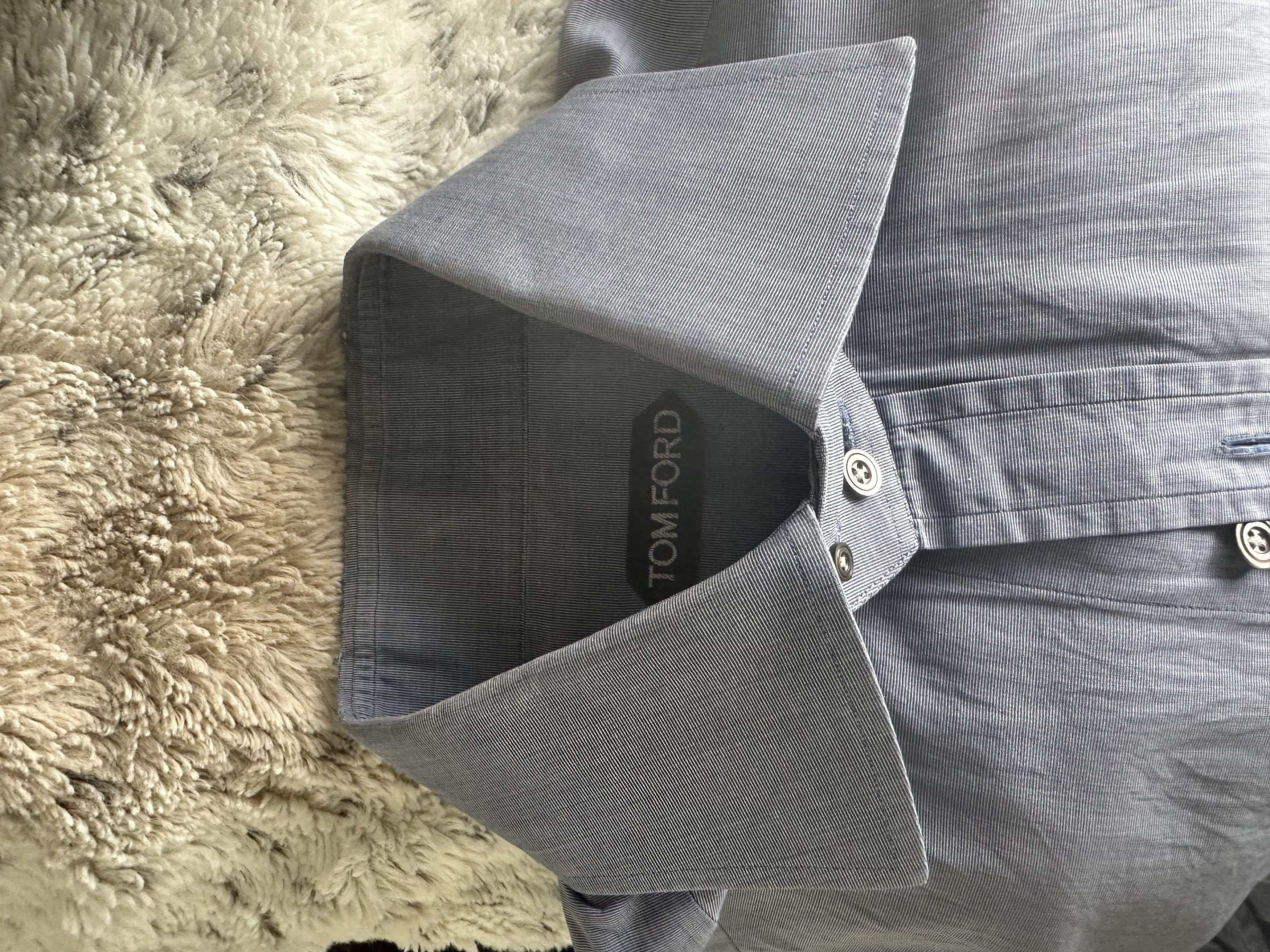 Tom Ford Double Button Collar Dress Shirt Size US M / EU 48-50 / 2 - 4 Thumbnail
