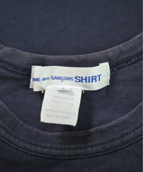 Comme des Garcons SHIRT T-Shirts Crewneck Plain Short Sleeve Cotton Navy Blue Size US S / EU 44-46 / 1 - 7 Thumbnail