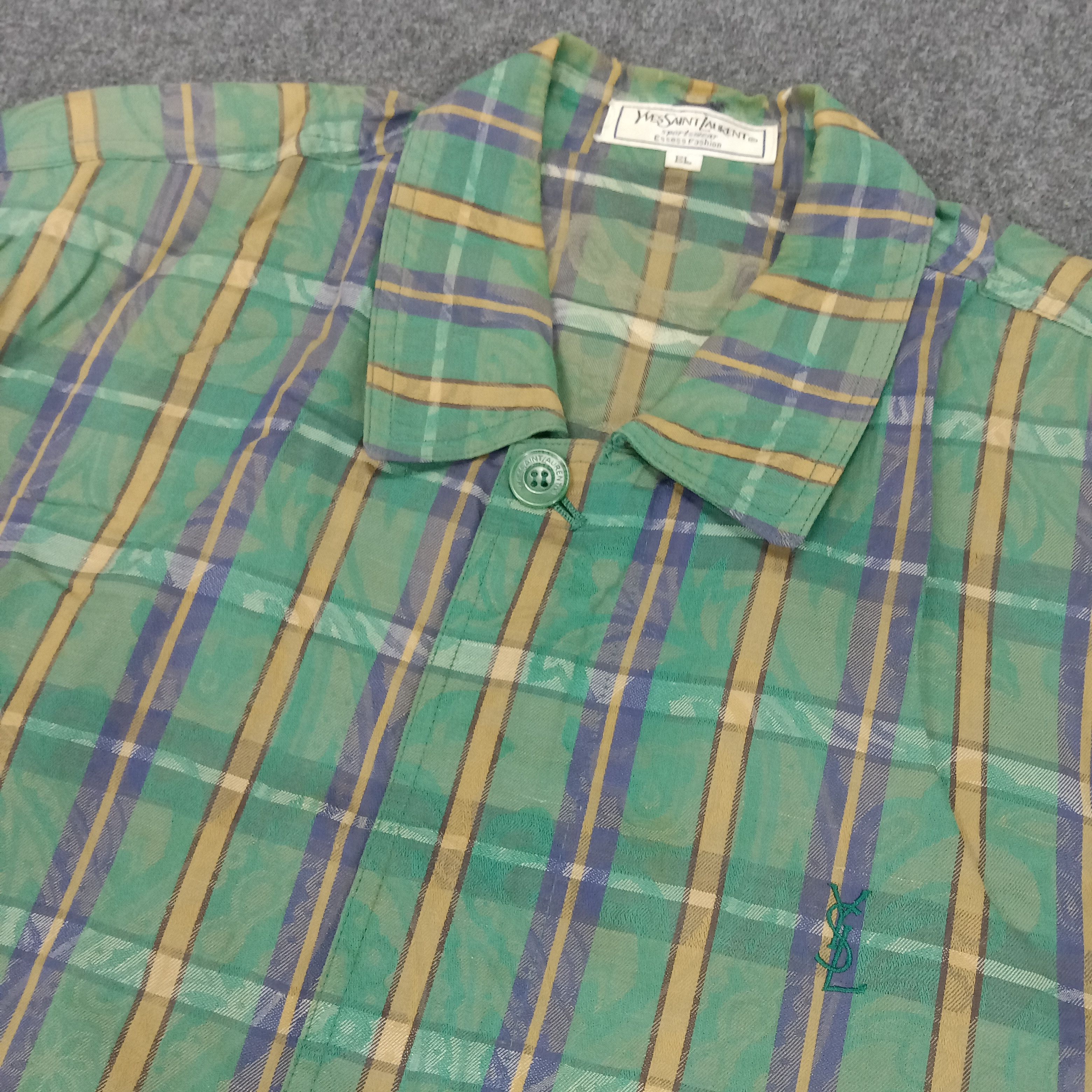 Vintage × Yves Saint Laurent Yves Saint Laurent Luxury Brand Jacket Size US XL / EU 56 / 4 - 2 Thumbnail