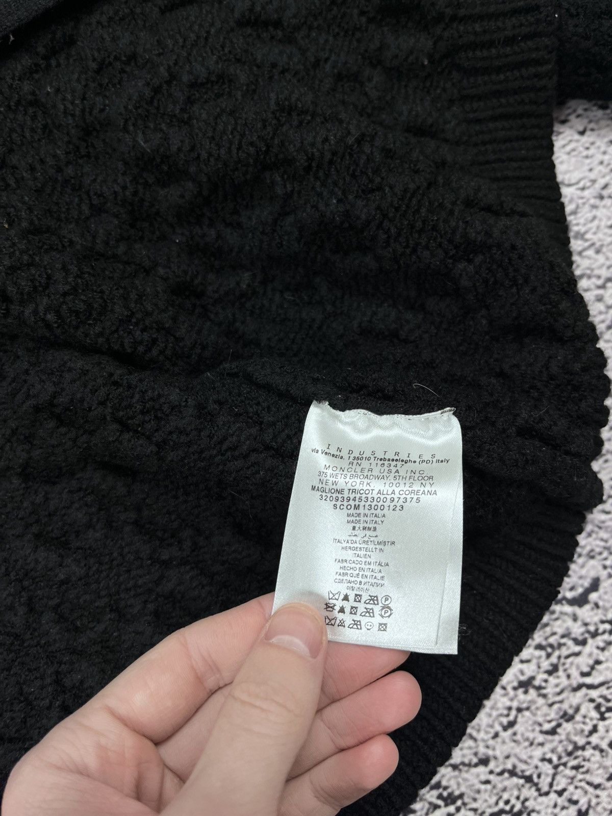 Moncler Moncler Maglione Tricot Alla Coreana Heavy Cable Knit Size L / US 10 / IT 46 - 9 Thumbnail