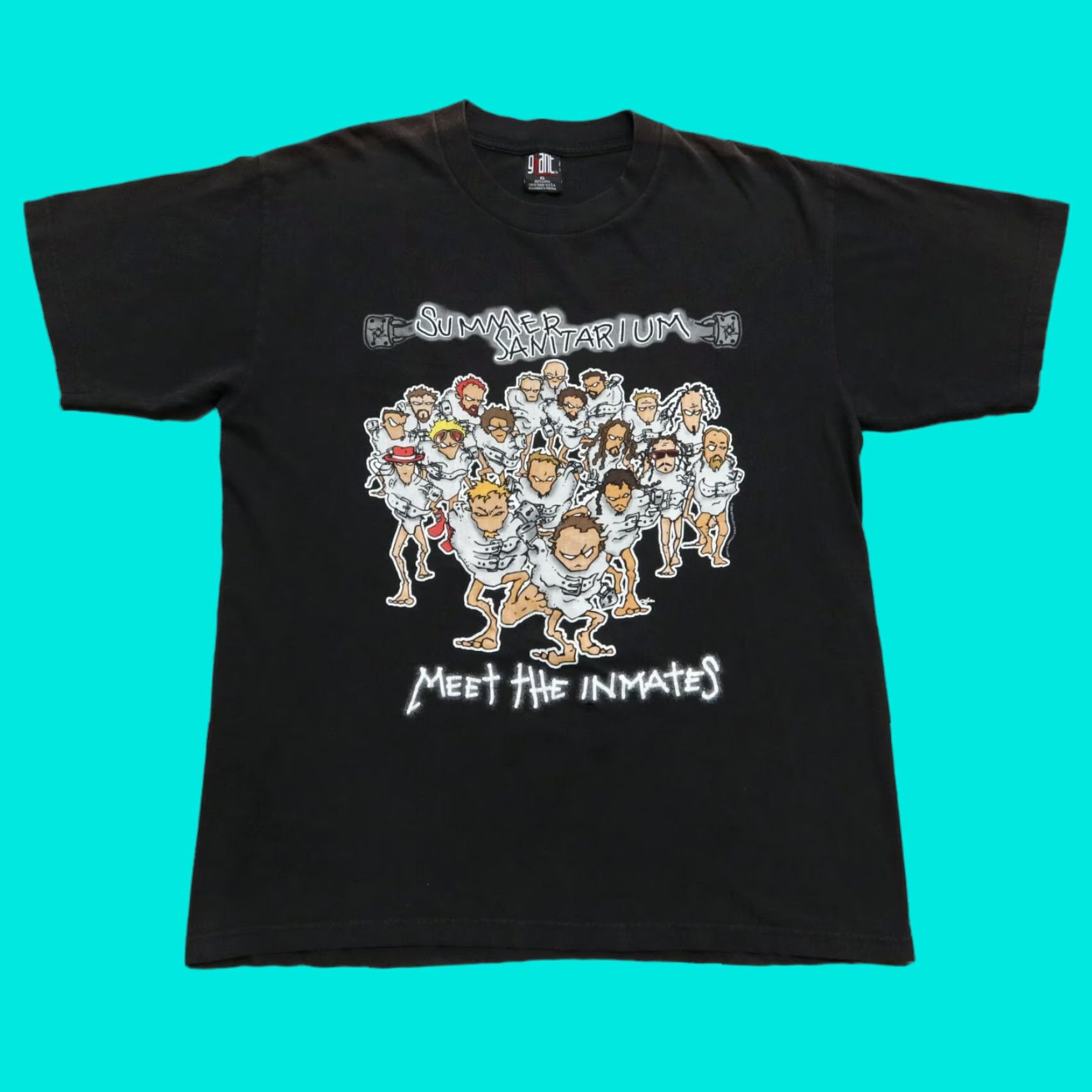 Vintage Metallica Summer Sanitarium Tour Shirt XL Black Vintage Giant Size XL Mens Size US XL / EU 56 / 4 - 1 Thumbnail