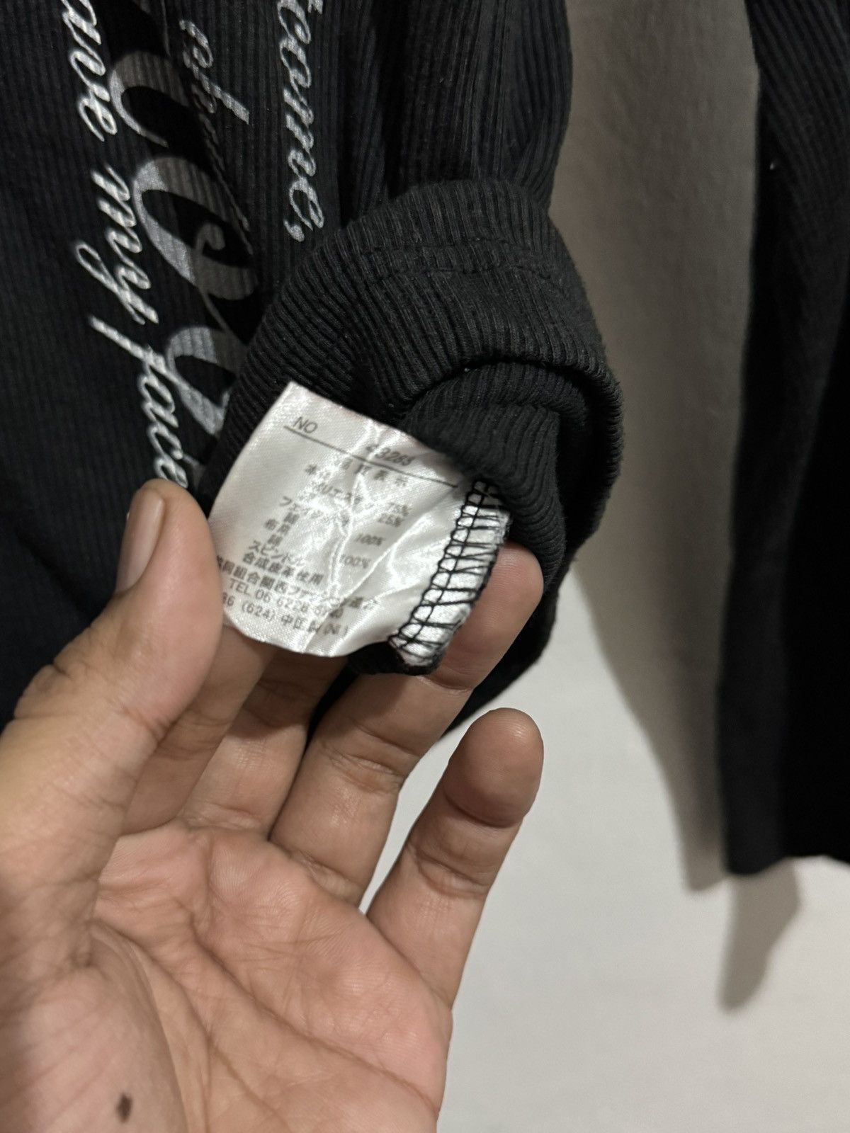 Japanese Brand MIND GAMES POEM DOUBLE LAYER KNIT TEXTURED LONGSLEEVE Size US M / EU 48-50 / 2 - 7 Thumbnail