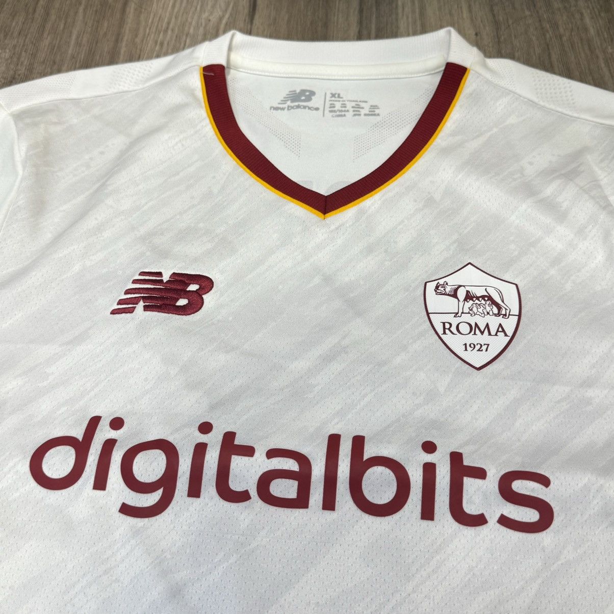 New Balance Roma 22/23 match worn away shirt #8 Matic Size US XL / EU 56 / 4 - 3 Thumbnail