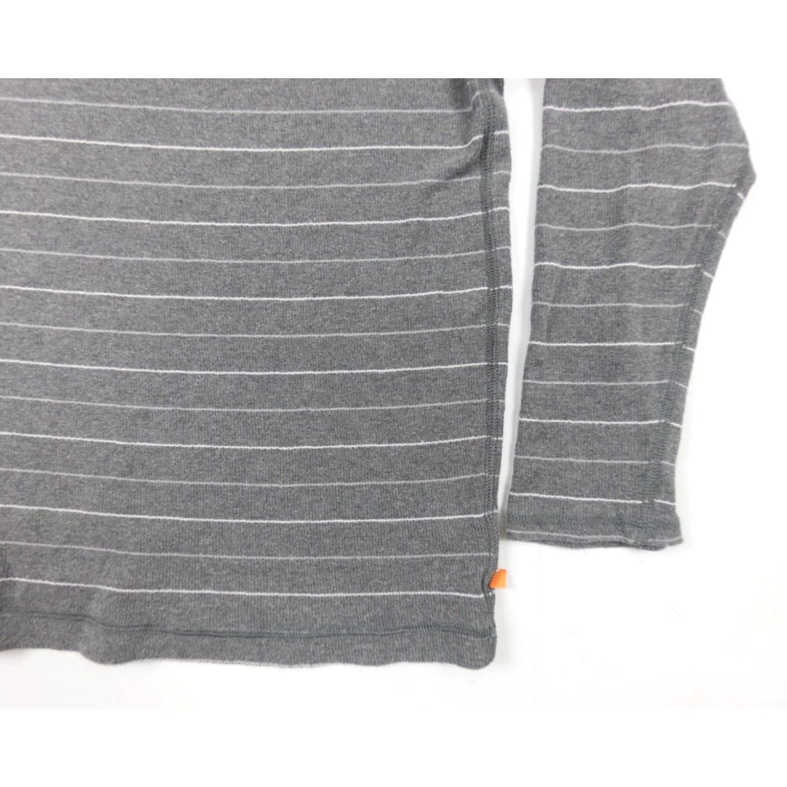 Quiksilver VINTAGE Quiksilver Ribbed Knit Long Sleeve Shirt Adult Medium Gray Surf Mens Size US M / EU 48-50 / 2 - 2 Thumbnail