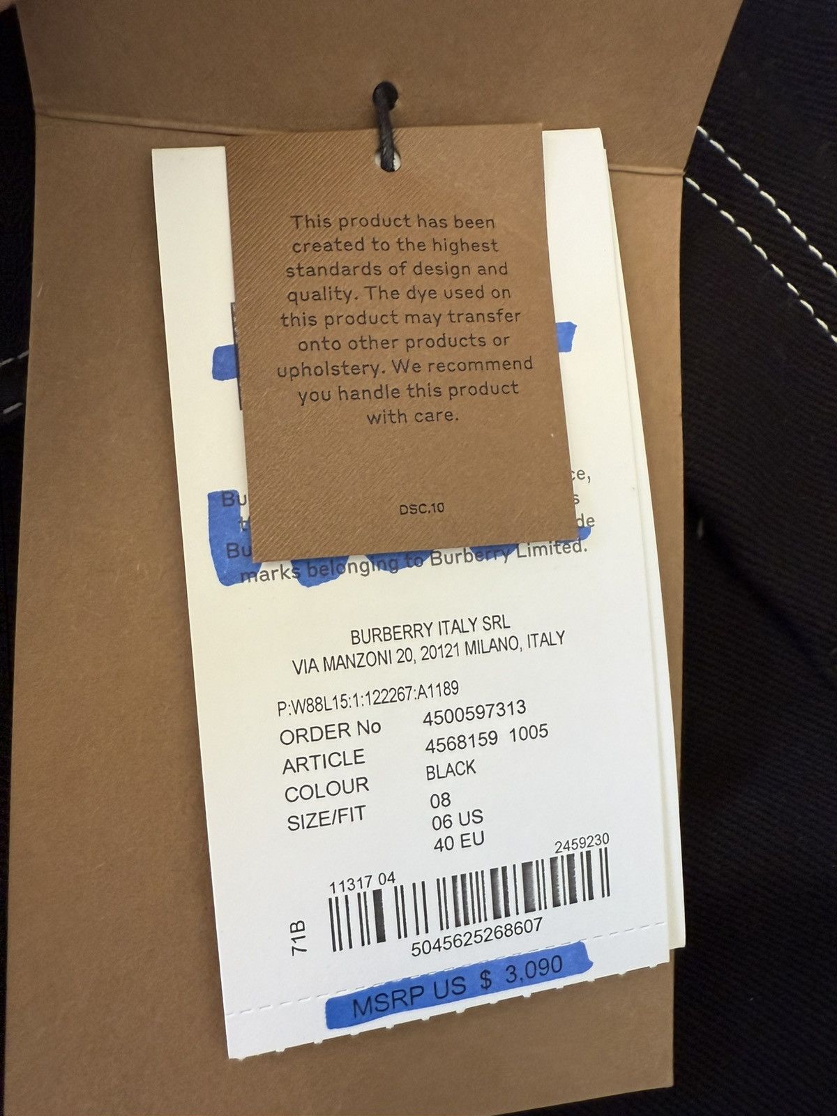 Burberry Burberry Leather Heart Jeans Size 28" / US 6 / IT 42 - 16 Thumbnail