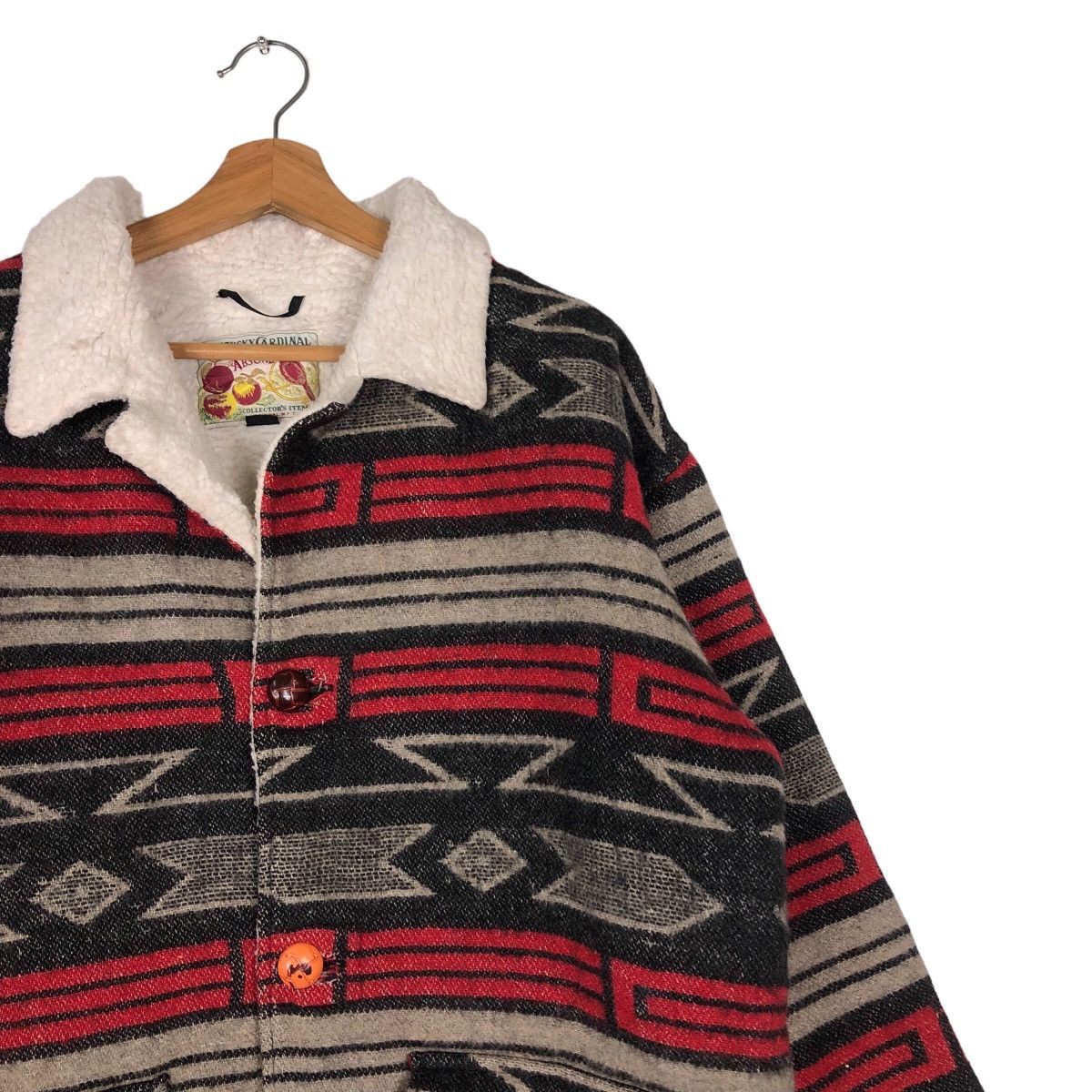 Toyo Enterprises 🔥Vintage Wool Jacket Navajo Native Design Kentucky Cardinal Size US M / EU 48-50 / 2 - 6 Thumbnail
