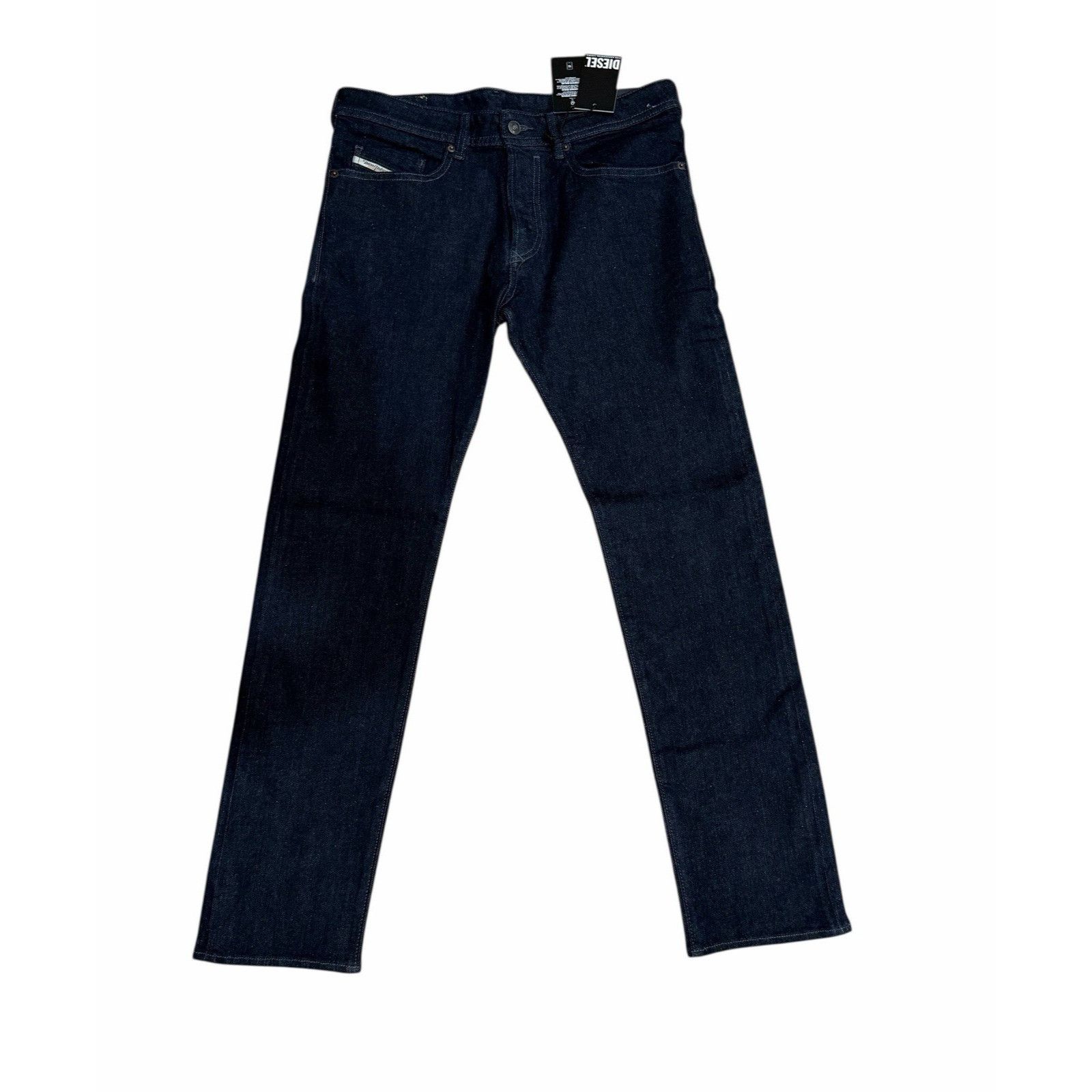 Diesel Diesel Mens Buster Tapered Jeans RE060 Dark Blue Size 32/32 Size US 32 / EU 48 - 1 Thumbnail