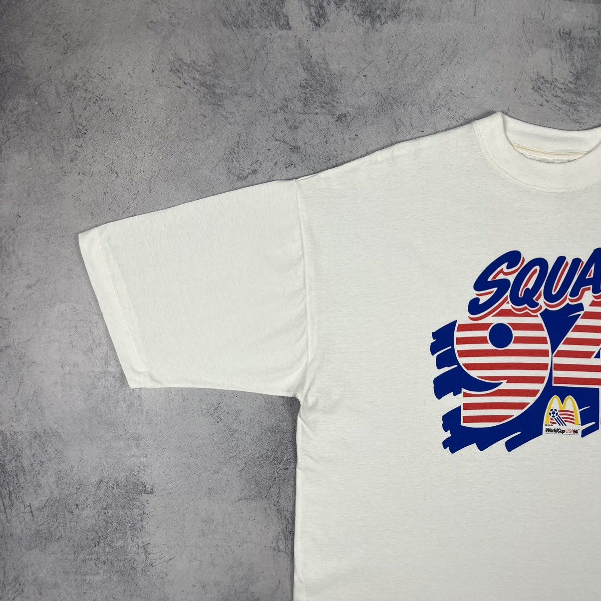 Vintage Vintage Fifa Wolrd Cup USA Squad 94 McDonalds tee 1993 Size US XL / EU 56 / 4 - 6 Thumbnail