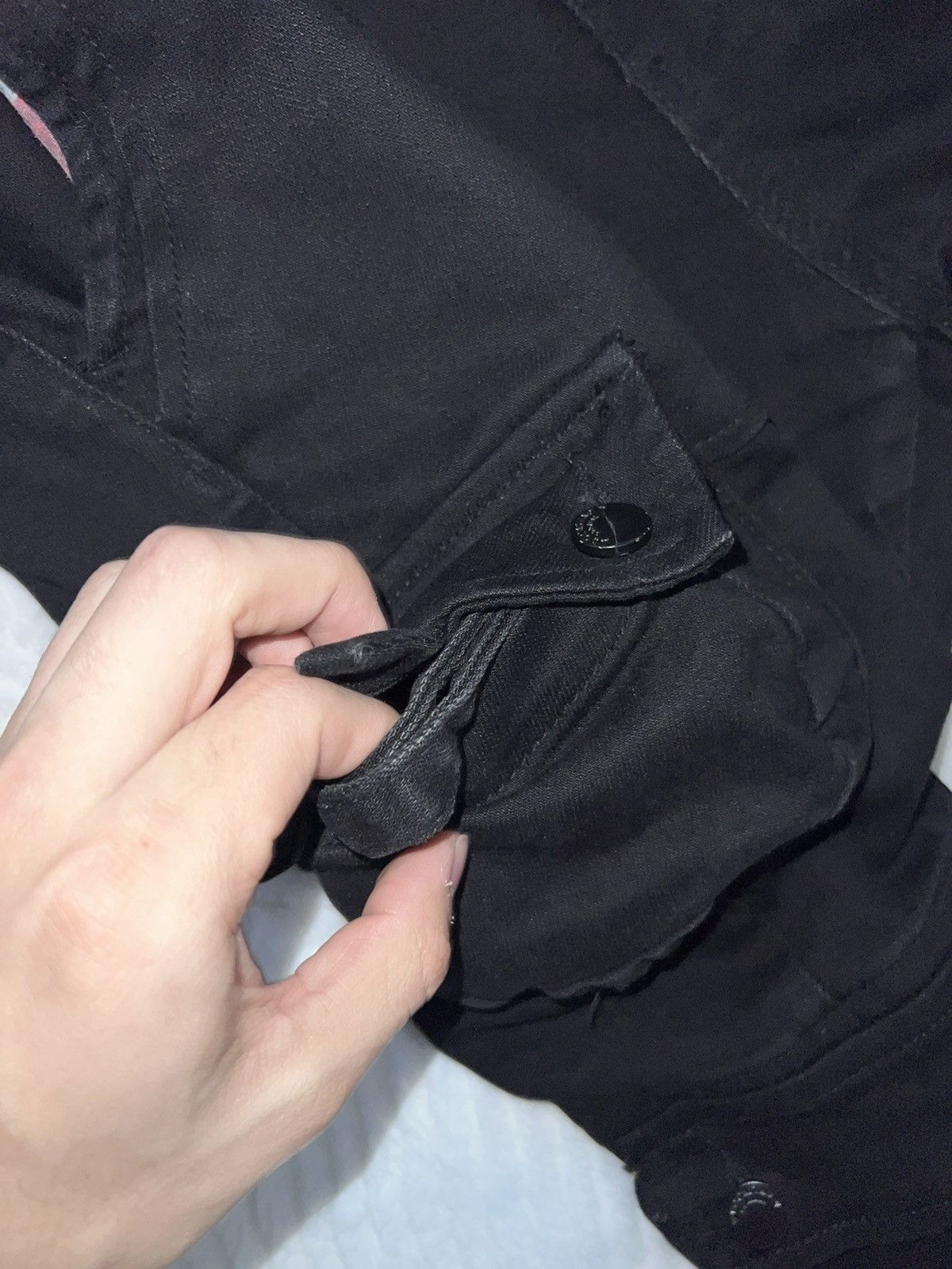 Japanese Brand Stacked Flared Jeans Size US 38 / EU 54 - 7 Thumbnail