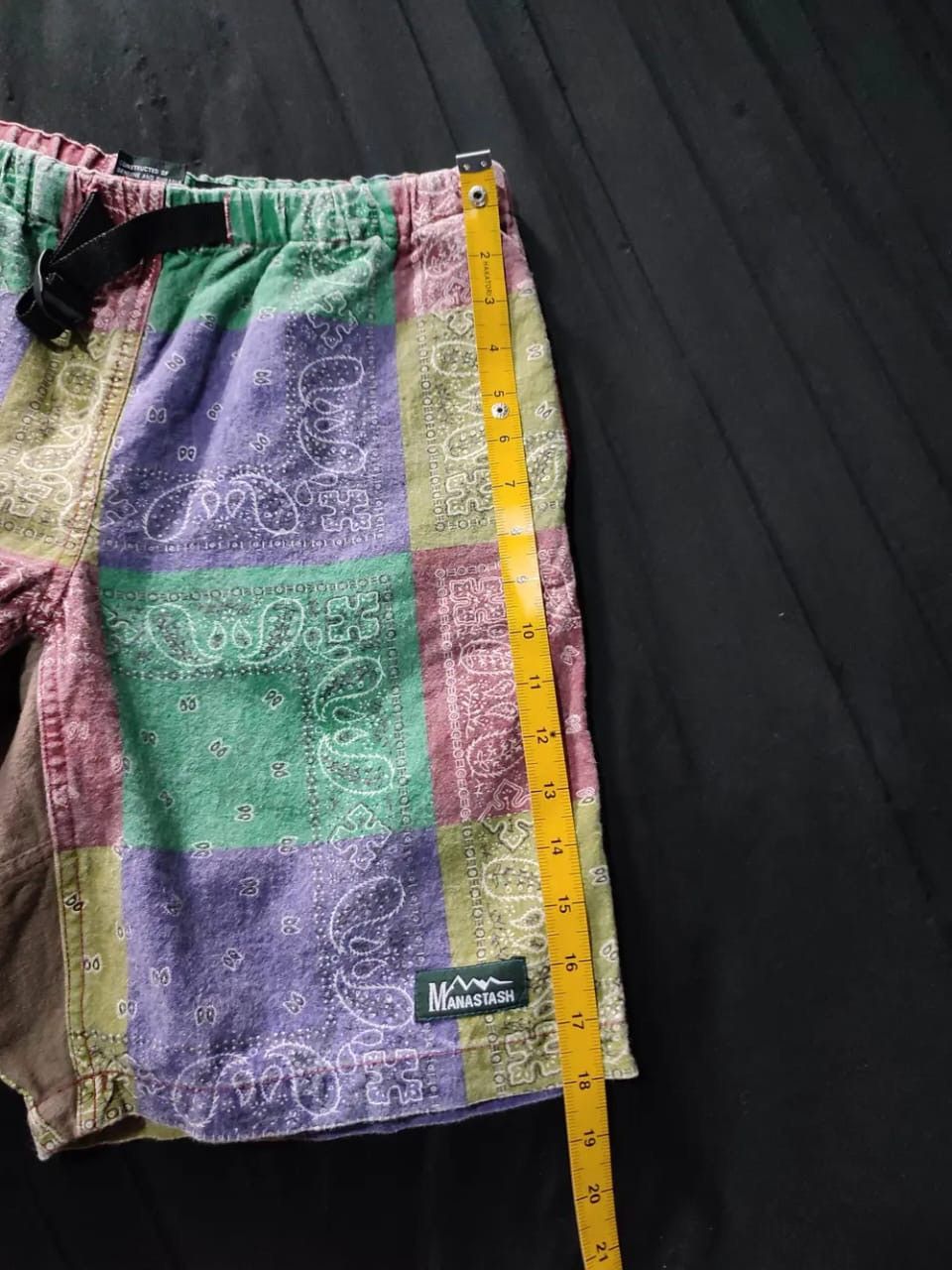 Manastash Manastash Multicolour Paisley Shortpants Size US 31 - 15 Thumbnail