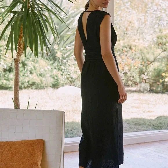 Anthropologie Anthropologie Black Sleeveless Dress Size XL / US 12-14 / IT 48-50 - 4 Thumbnail