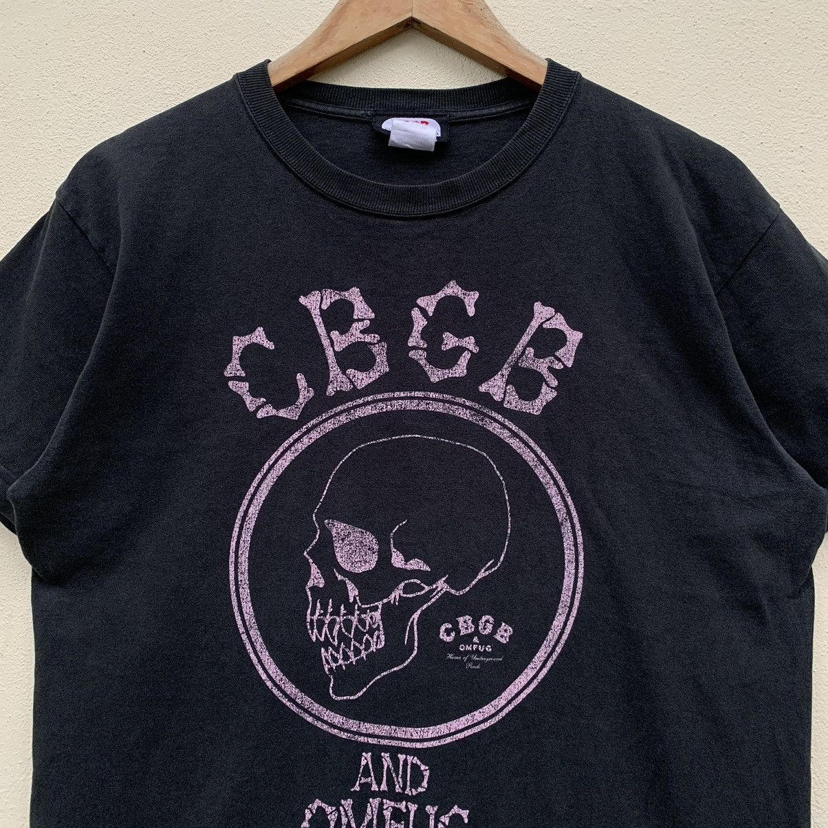 Band Tees × Vintage Vintage CBGB & OMFUG HOME OF UNDERGROUND ROCK T-shirt Size US M / EU 48-50 / 2 - 2 Thumbnail