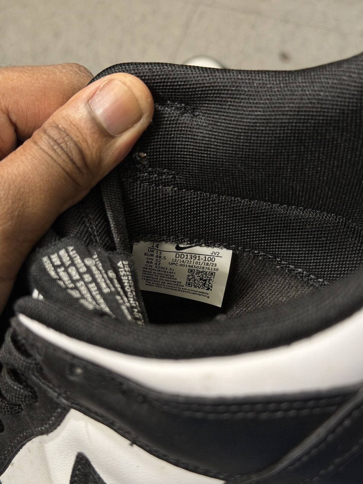 Nike Nine dunk panda Size US 14 / EU 47 - 6 Thumbnail