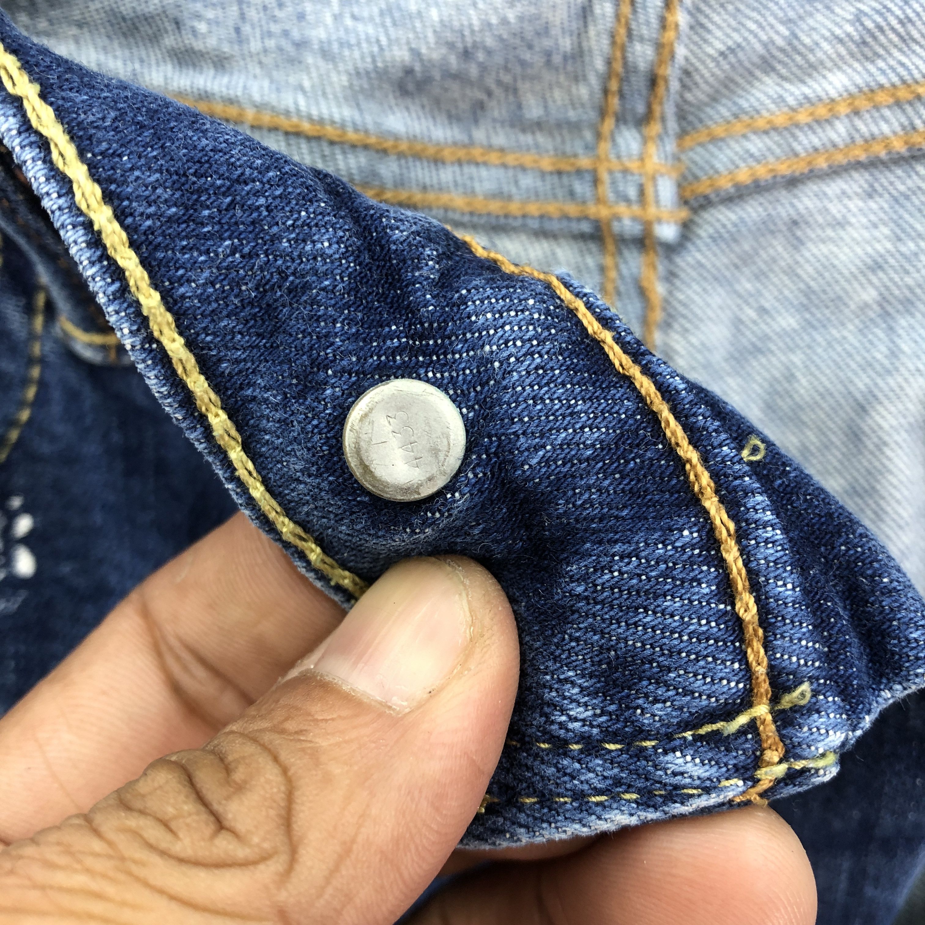 Levi's Vintage Y2K Levis 502 Painter Jeans Levi's Faded Denim Size US 34 / EU 50 - 7 Thumbnail