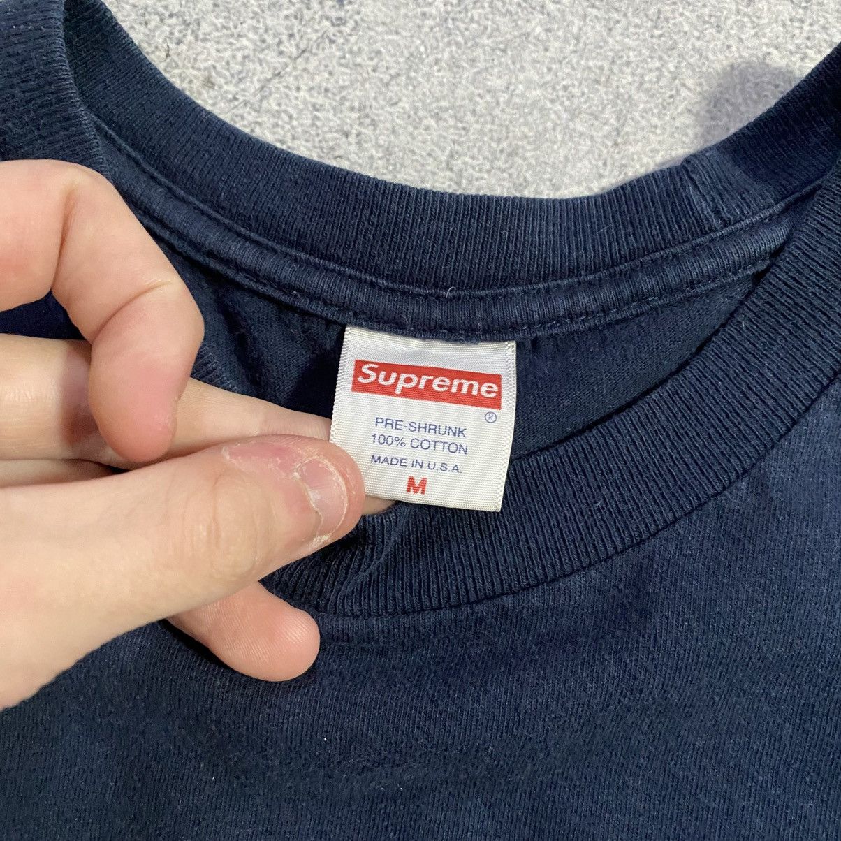 Supreme Supreme t shirt Navy Size US M / EU 48-50 / 2 - 4 Thumbnail