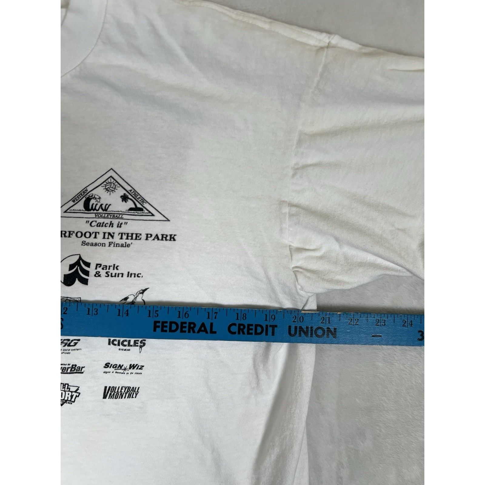 Vintage Vintage Frog Ball Volleyball Promo T-Shirt Size Medium Singl Size US M / EU 48-50 / 2 - 6 Thumbnail