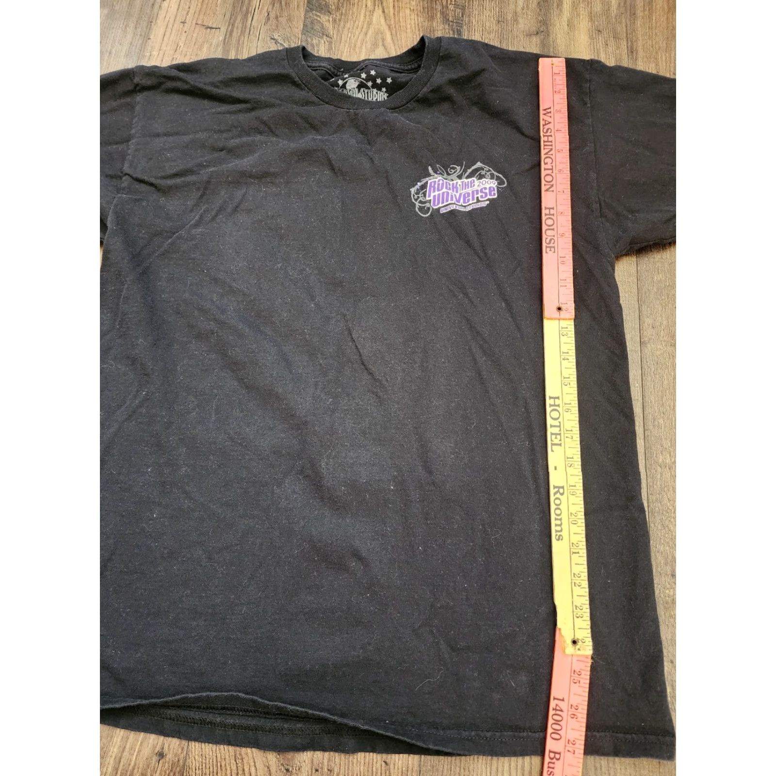 Vintage VINTAGE Rock The Universe Universal Studios 2009 Concert T-Shirt Short Sleeve Crew Neck Black Men L Music Double-Sided Size US L / EU 52-54 / 3 - 3 Thumbnail