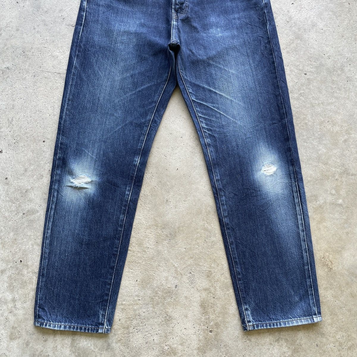 Japanese Brand Vintage Japanese Distressed Jeans Faded Denim Pants W32 Size US 32 / EU 48 - 4 Thumbnail