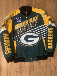 Green Bay Packers 1950 Authentic Jacket  Jackets, Varsity jacket, Leather  sleeve