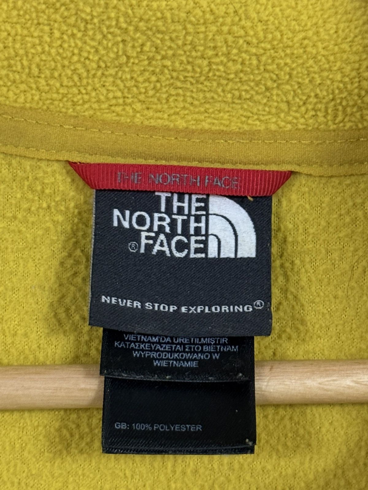 The North Face The North Face Yellow Quarter 1/4 Zip Fleece TNF Large Size US L / EU 52-54 / 3 - 3 Thumbnail