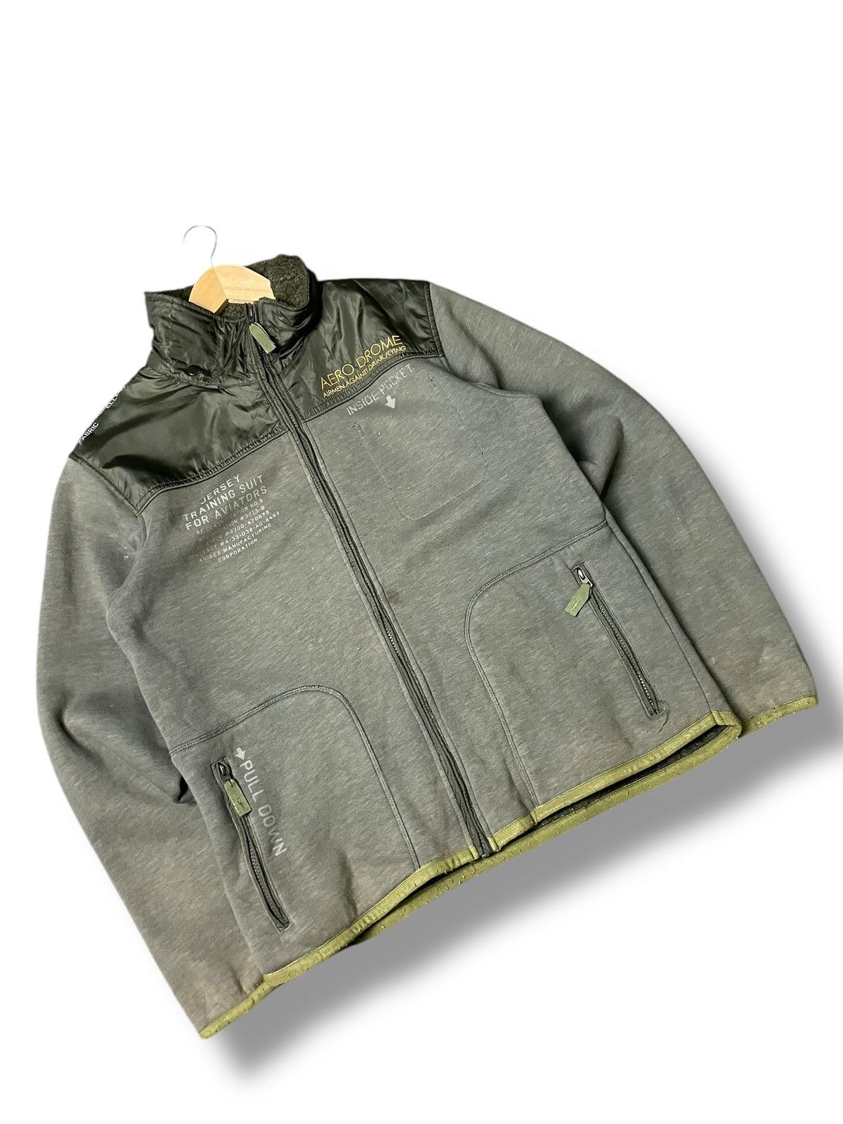 Avirex × Japanese Brand × Vintage Vintage AVIREX U.S.A Aerodome Zipper Jacket (82) Size US XL / EU 56 / 4 - 4 Thumbnail