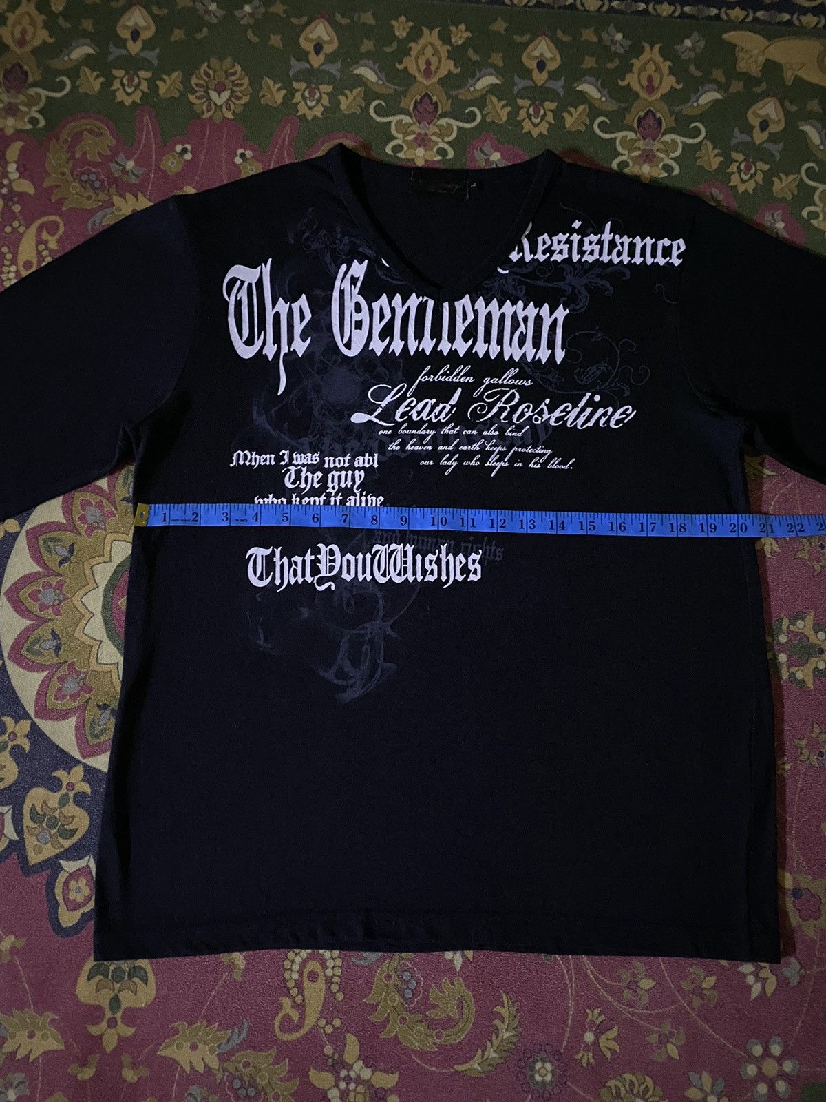 If Six Was Nine × Japanese Brand × Le Grande Bleu (L.G.B.) Japanese Brand Oblo Design Poem Punk Design Style Size US M / EU 48-50 / 2 - 10 Thumbnail