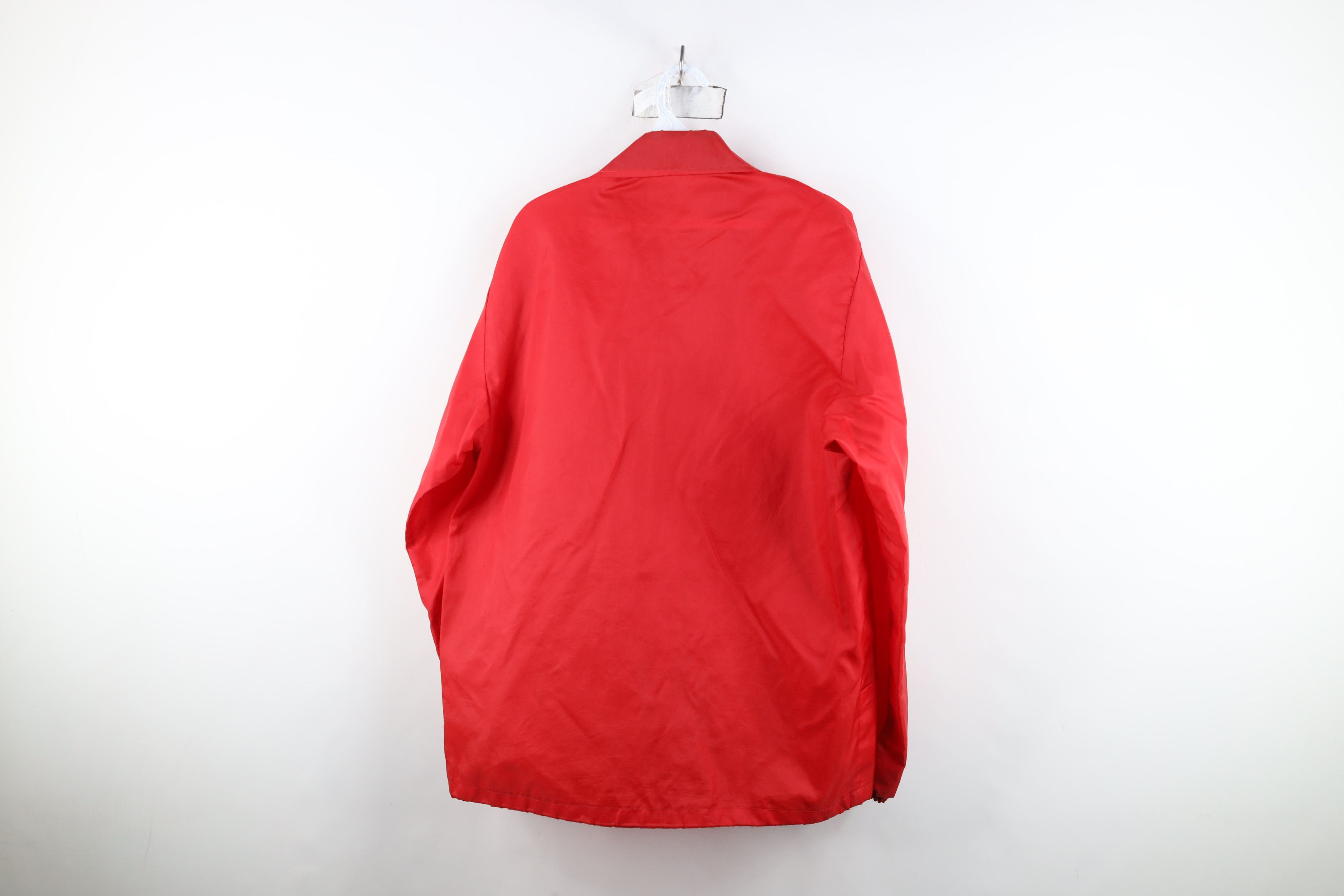 Vintage Vintage 60s 70s Streetwear Coaches Windbreaker Jacket Red Size US XL / EU 56 / 4 - 13 Thumbnail