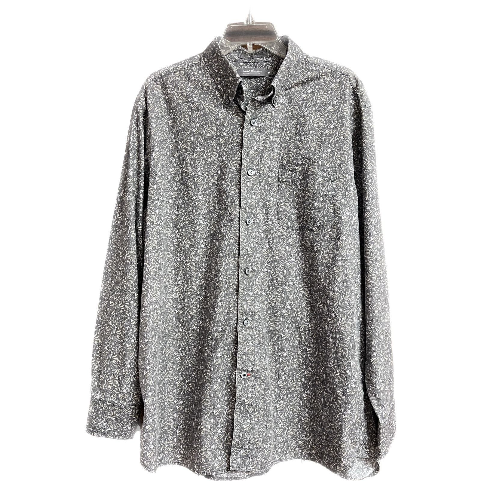 Daniel Cremieux Cremieux Signature Collection XL 100% cotton LS dress shirt Size US XL / EU 56 / 4 - 1 Thumbnail