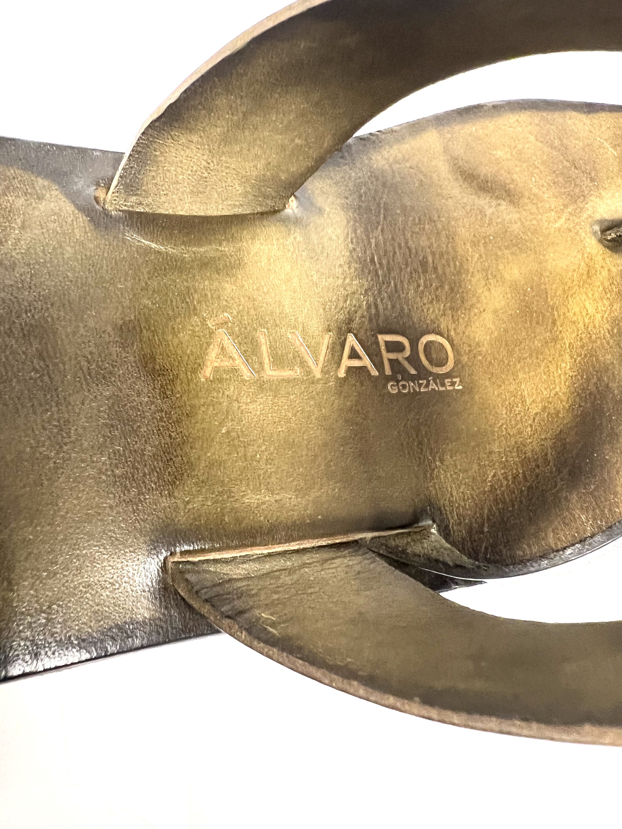 Other ALVARO GONZALEZ, MILITARY GREEN LEATHER HAND MADE, SLIDE Size US 11 / EU 44 - 21 Thumbnail