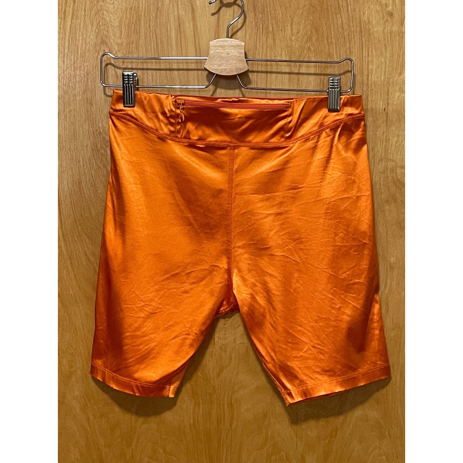 Marine Serre Marine Serre SS19 Shiny Orange Compression Shorts Size L Size 32" / US 10 / IT 46 - 2 Thumbnail