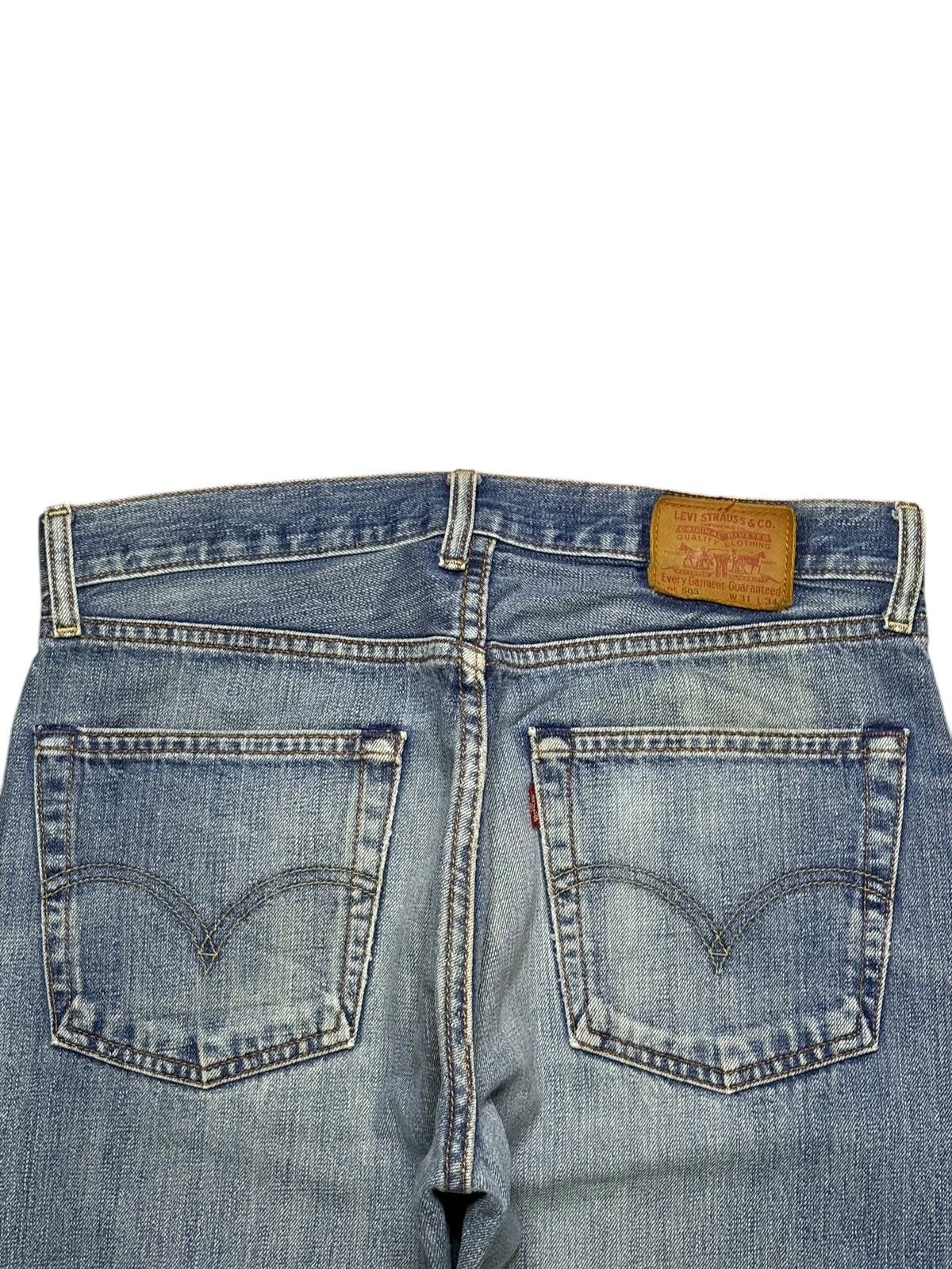 Levi's Vintage 80s Levis 503 Mud Wash Distressed Loose Baggy Jeans Size US 32 / EU 48 - 8 Thumbnail