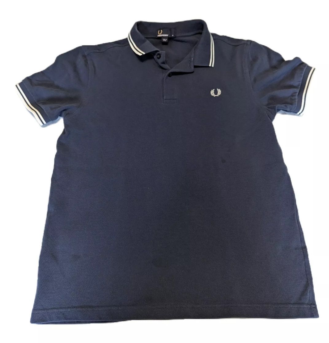 Fred Perry Fred Perry Twin Tipped Polo Medium Navy Blue Size US M / EU 48-50 / 2 - 3 Thumbnail
