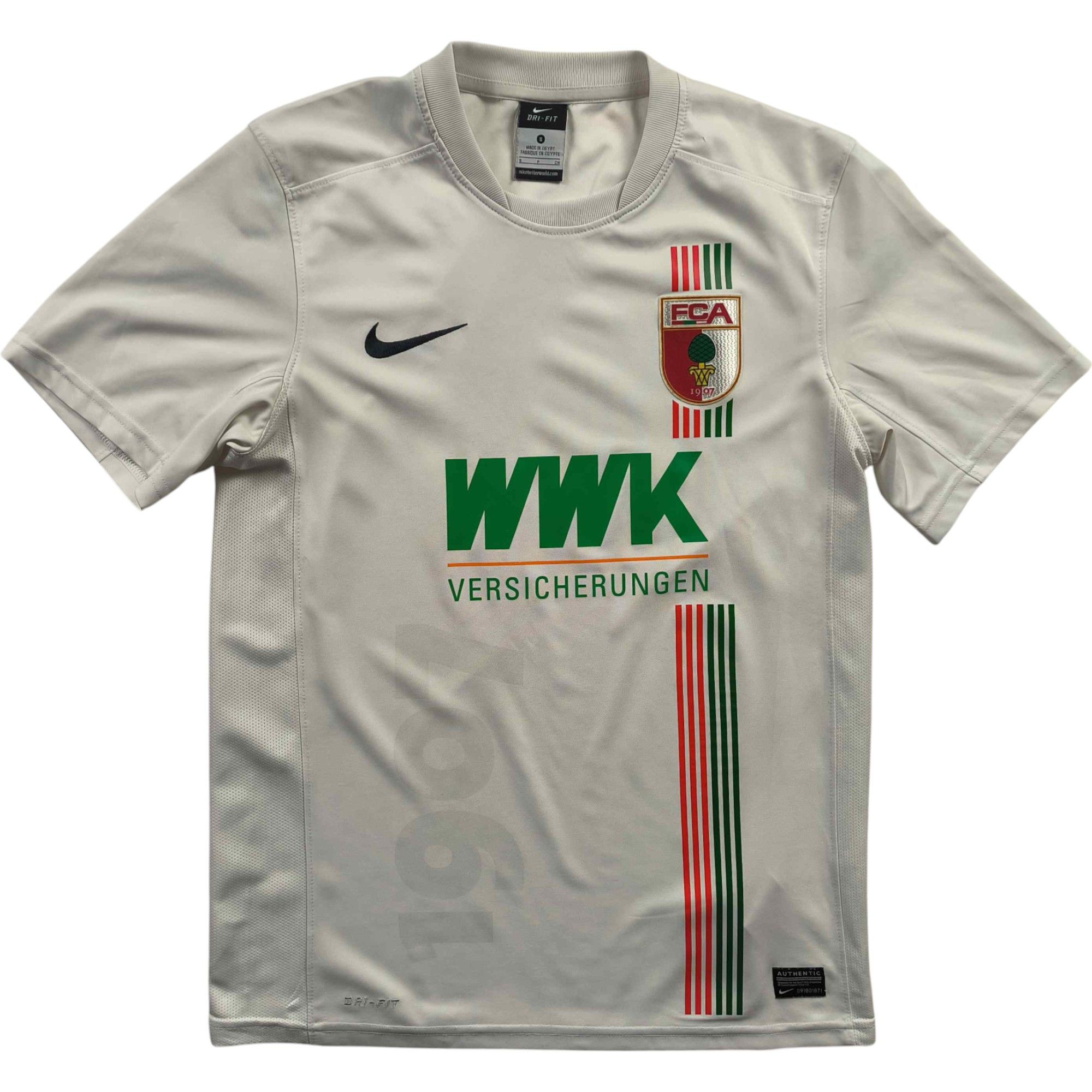 Nike Augsburg 2018-19 Nike home football jersey shirt size S Size US S / EU 44-46 / 1 - 1 Thumbnail