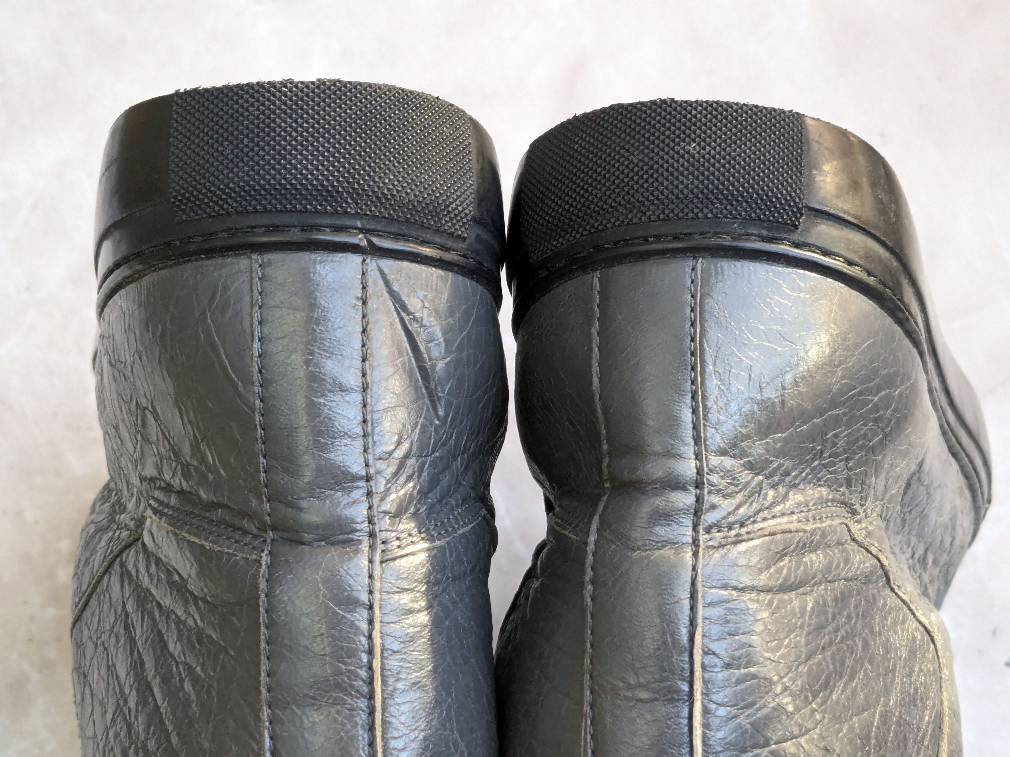 Balenciaga Balenciaga Arena Gray Black 12 High Tops Leather Size US 13 / EU 46 - 15 Thumbnail
