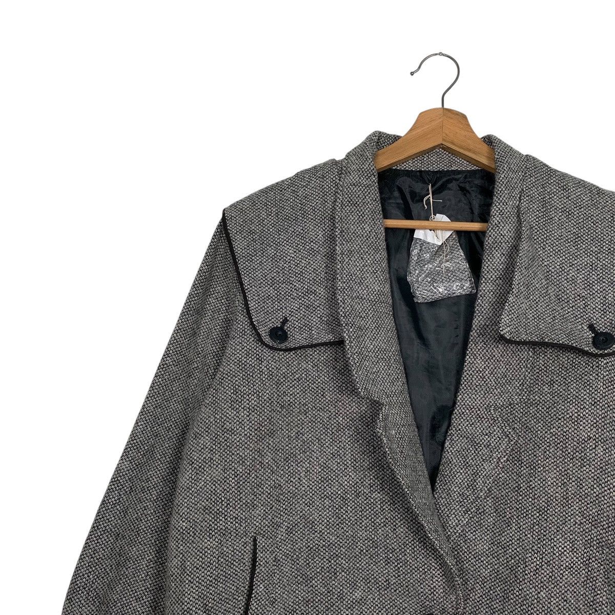 Japanese Brand Japanese Brand Wool Houndstooth Women Jacket Size M / US 6-8 / IT 42-44 - 6 Thumbnail