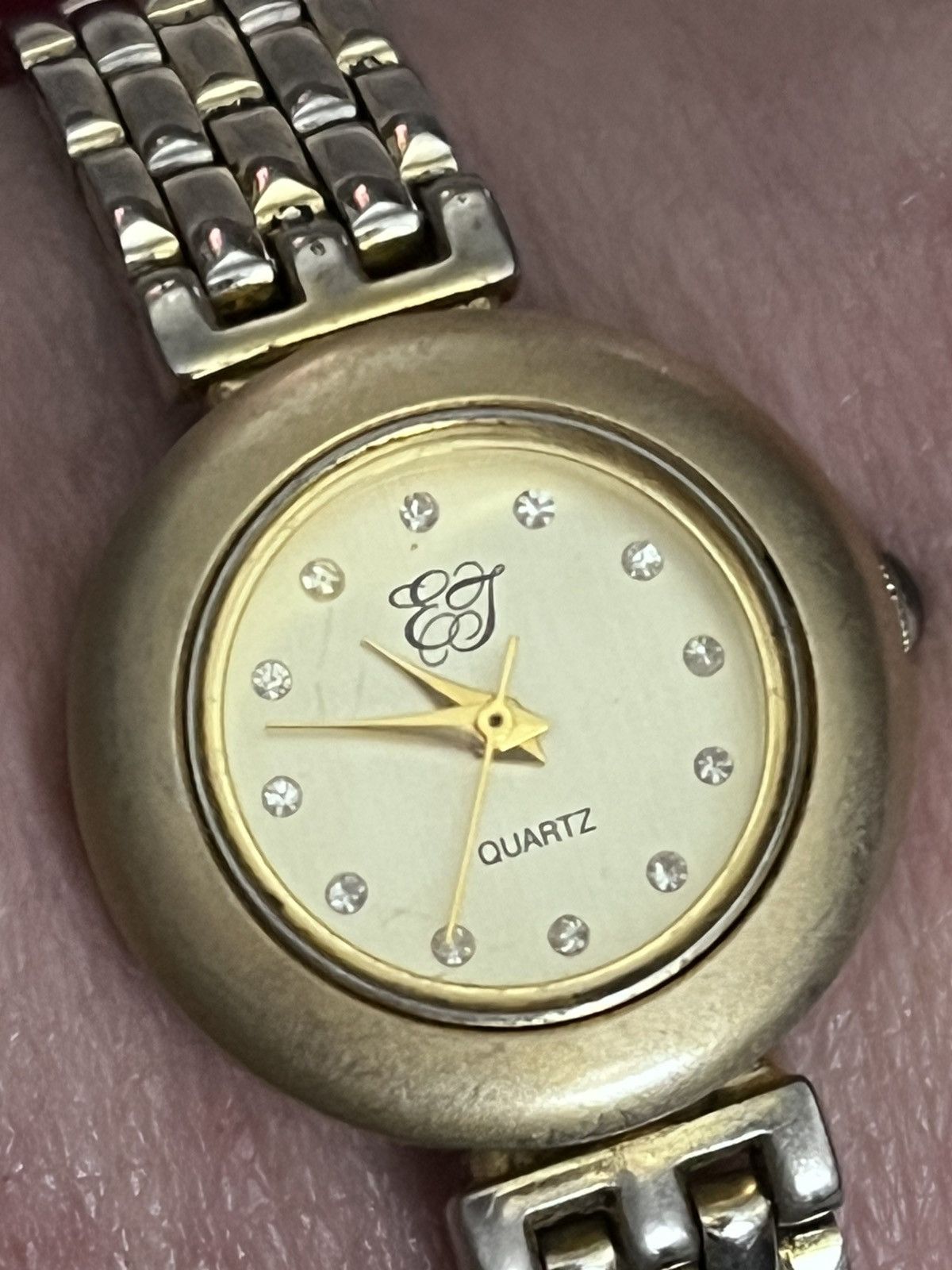 Elizabeth Taylor ET White Diamonds Watch New Battery 90s Promo Elizabeth Taylor white diamonds Watch New Battery 90s Promo main image 2