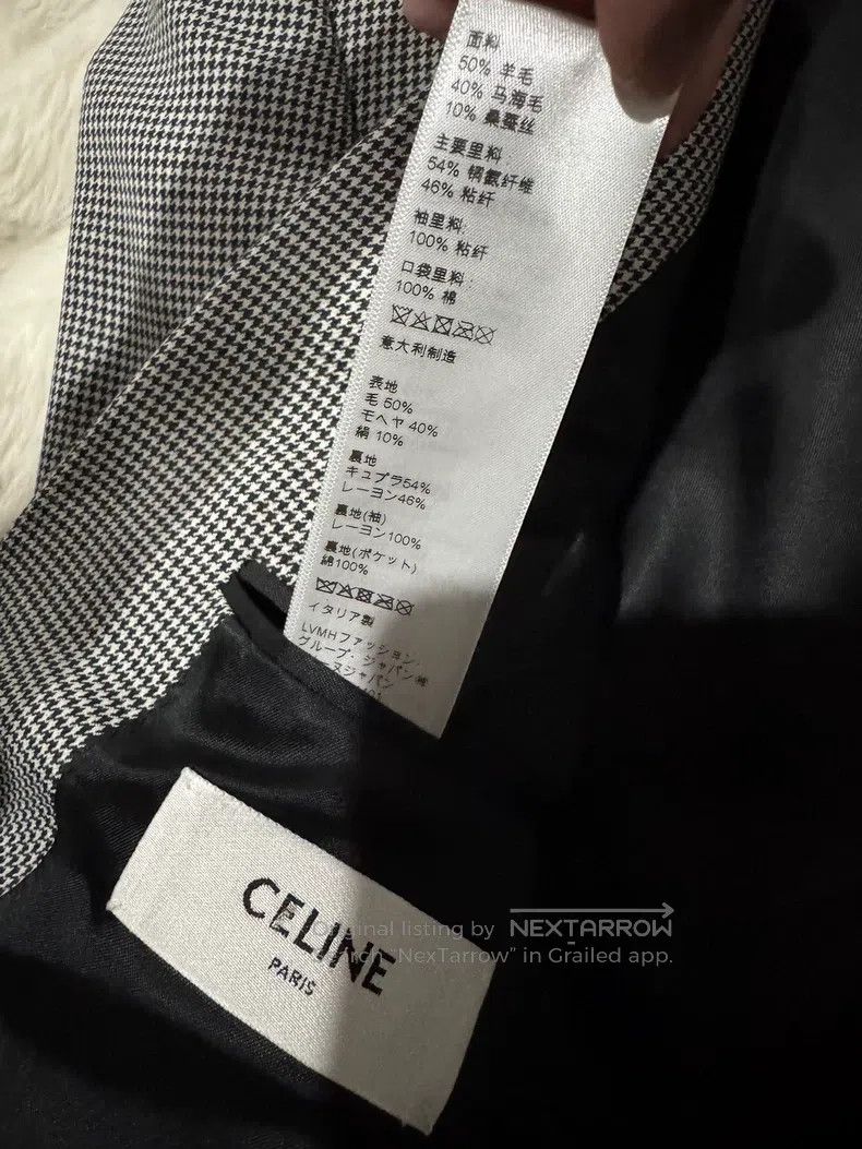 Celine CELINE Houndstooth Men's Suit Size US M / EU 48-50 / 2 - 8 Thumbnail