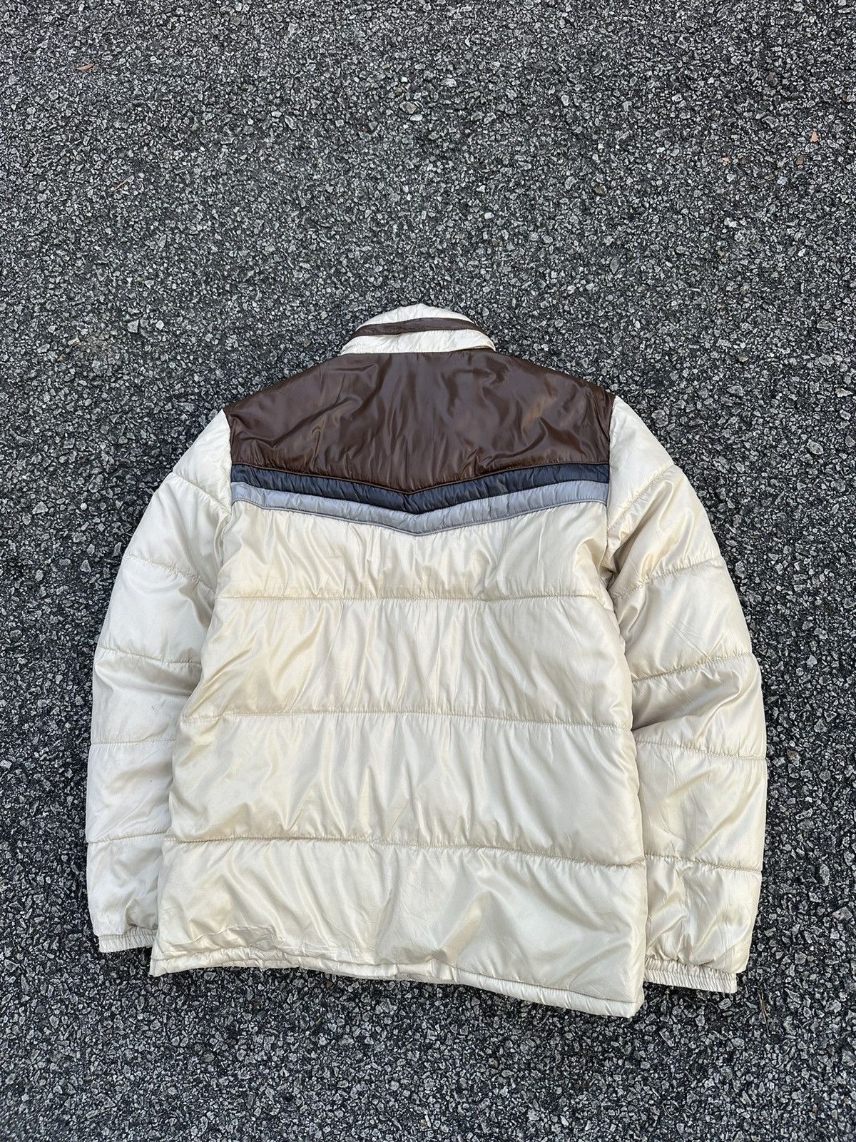 Woolrich Cream Bubble Puffer Jacket
