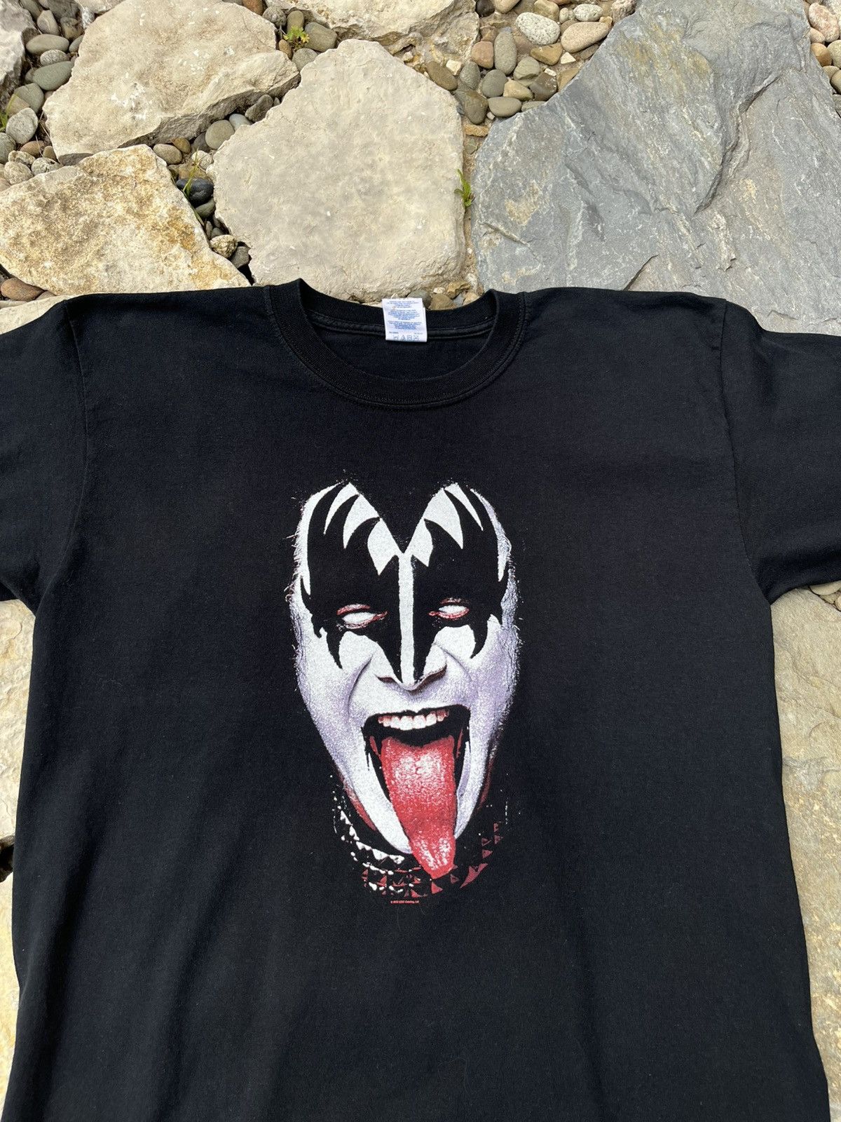 Band Tees × KISS × Vintage Vintage Kiss 2002 y2k face tongue logo band tee t-shirt rock Size US L / EU 52-54 / 3 - 3 Thumbnail