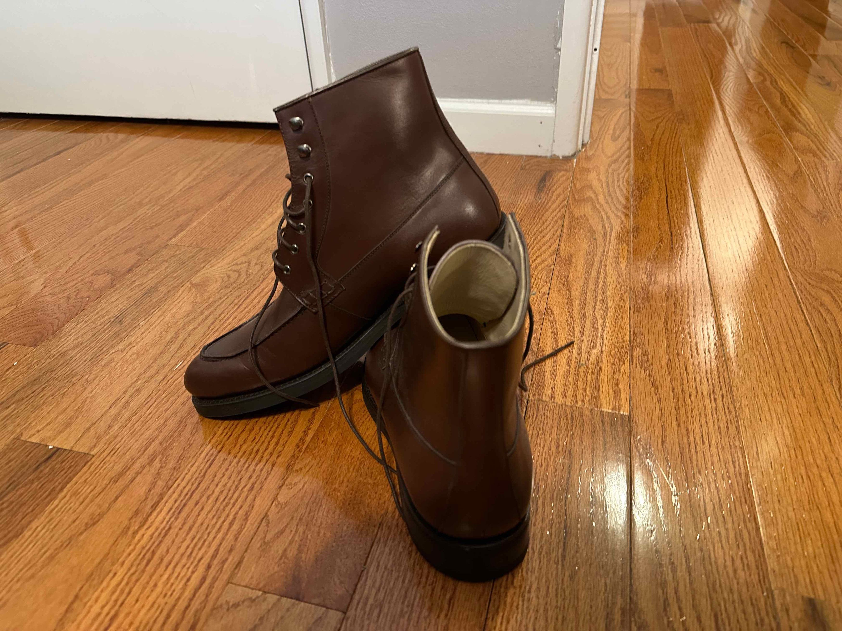 Other Idrese Magellan Moc Toe Leather Boots Size US 11 / EU 44 - 4 Thumbnail