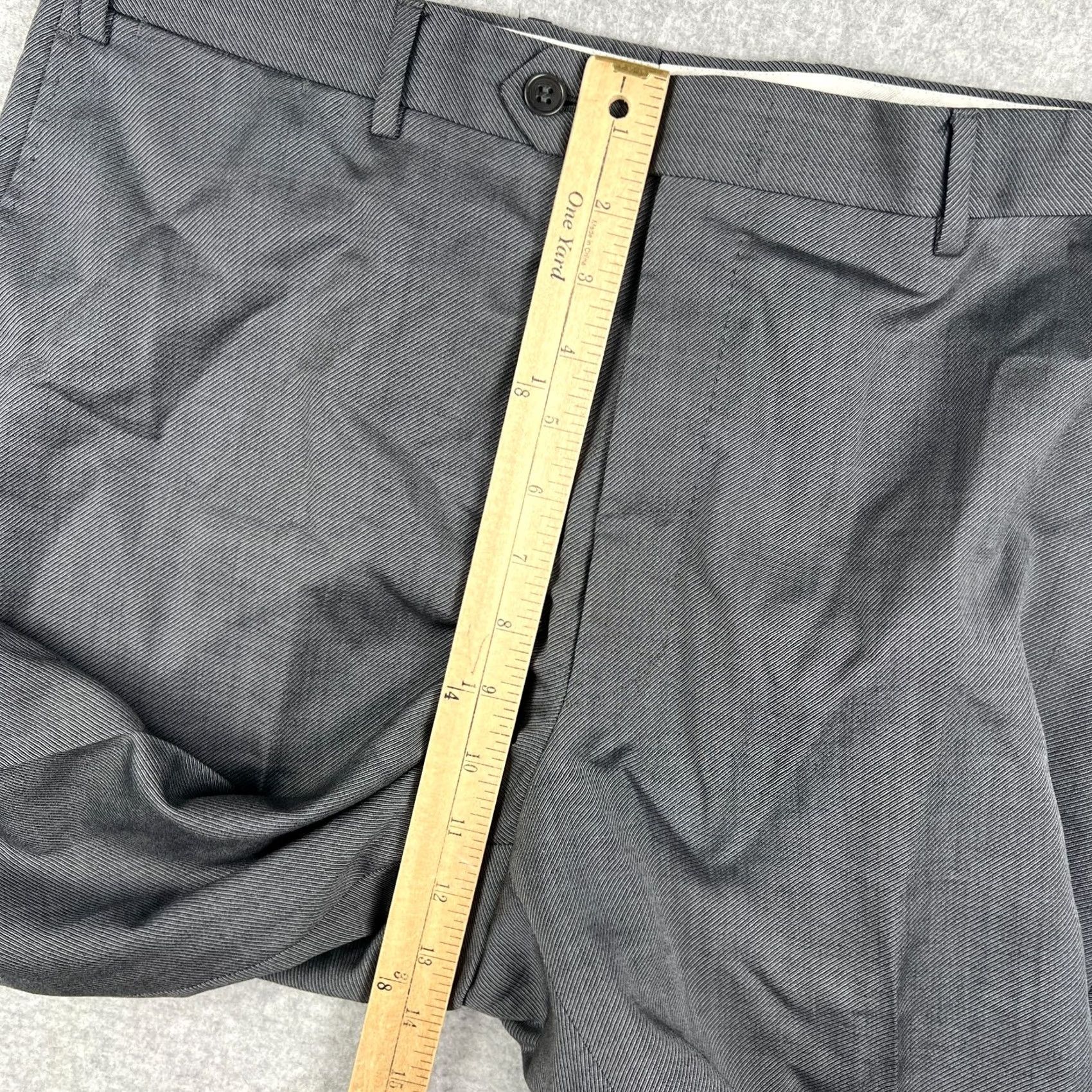 Canali Canali Dress Pants Trouser Slacks Wool Straight Fit Flat Front 36x30 Grey Mens Size US 38 / EU 54 - 6 Thumbnail