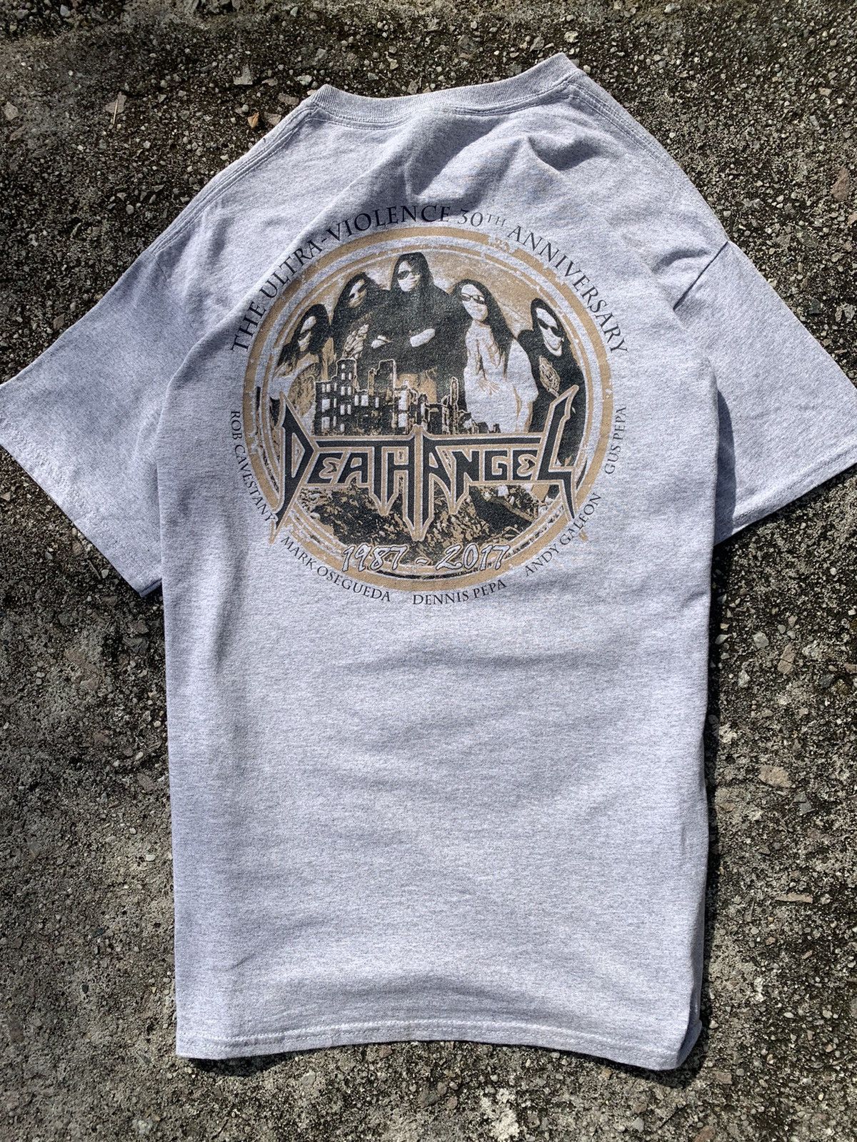 Band Tees × Vintage Rare Death Angel Vintage Metal Band Size US L / EU 52-54 / 3 - 1 Thumbnail
