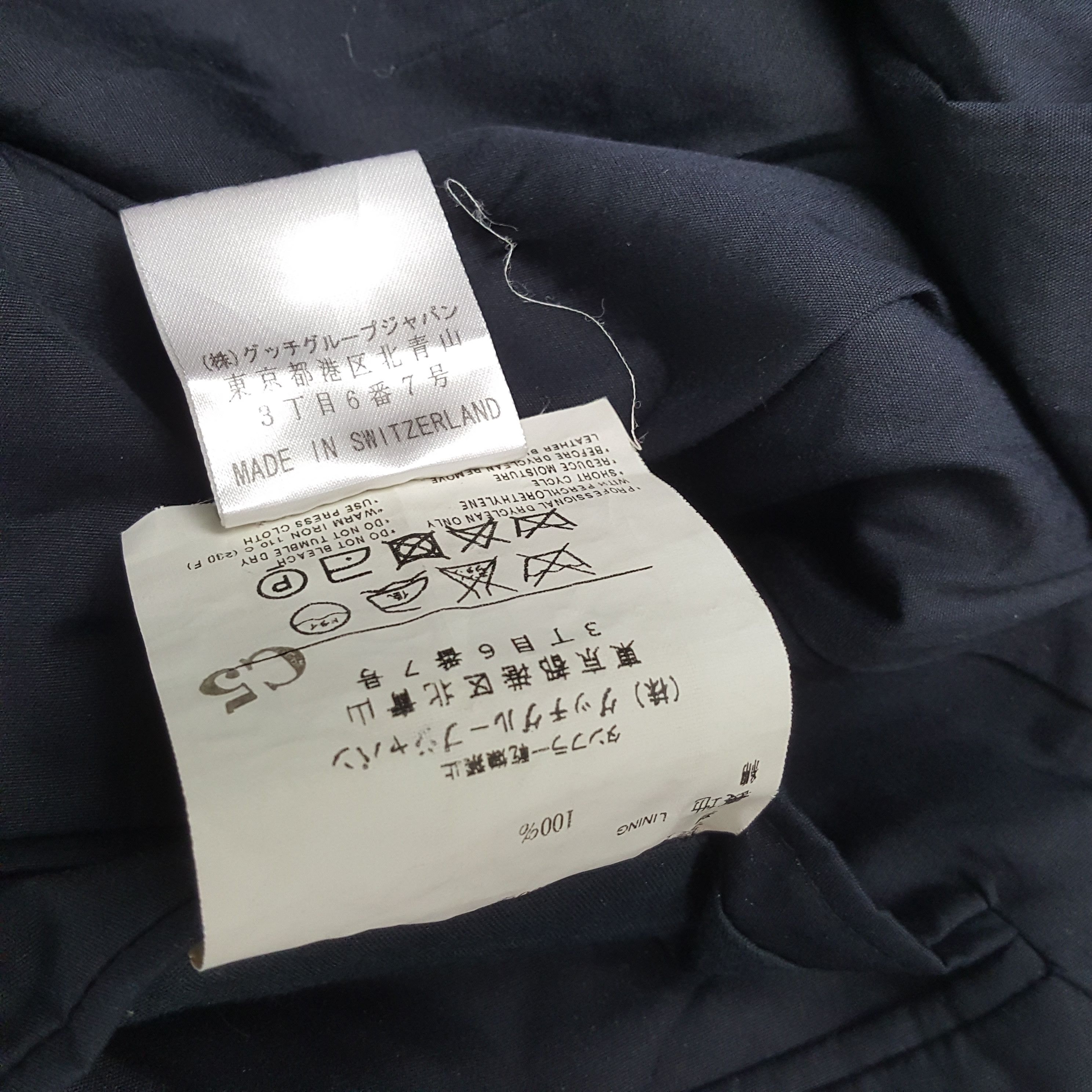 Gucci × Vintage Vintage GUCCI Italian Fashion Brand Blazer Size 38S - 9 Thumbnail